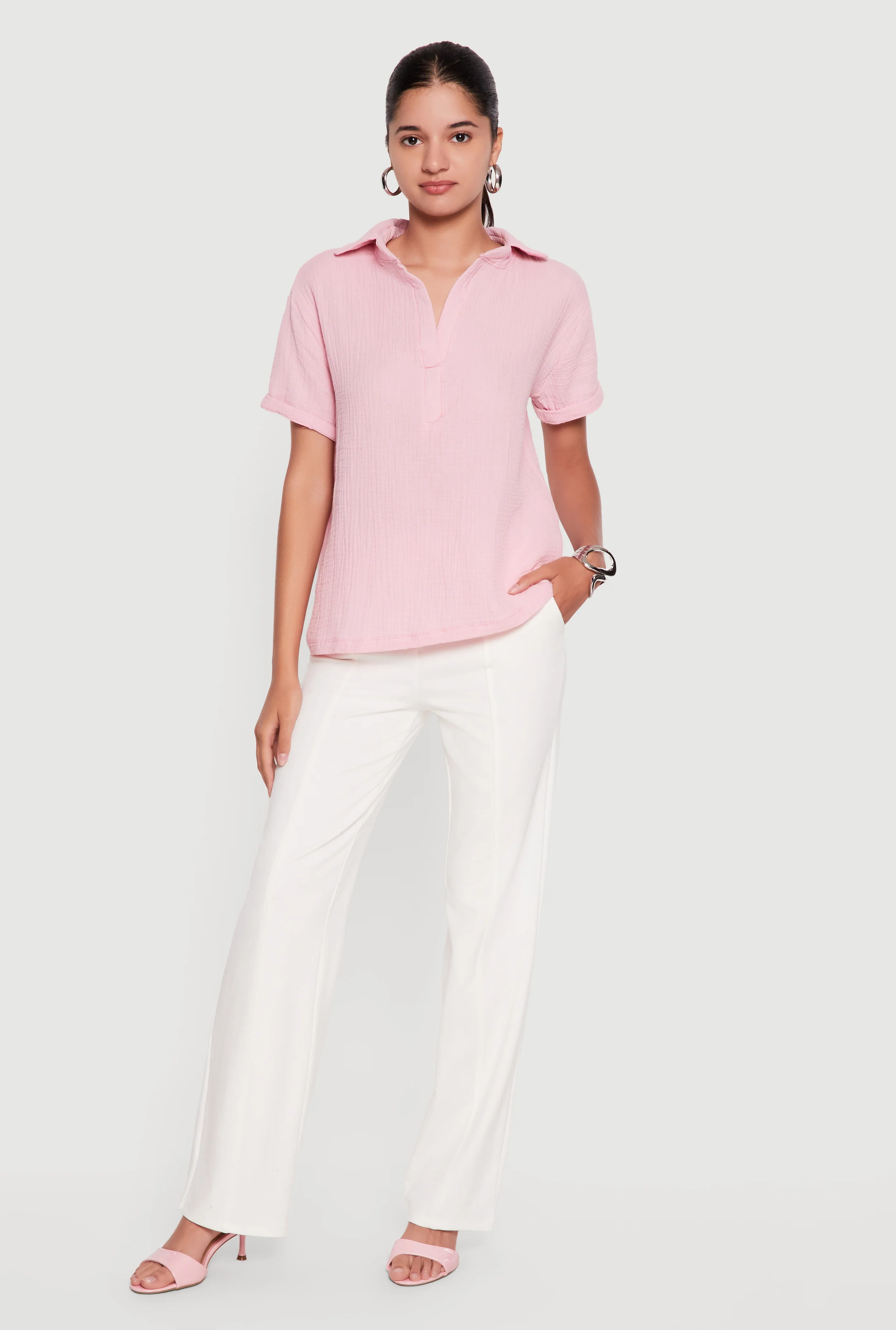 Oversized Short Sleeve Shirt