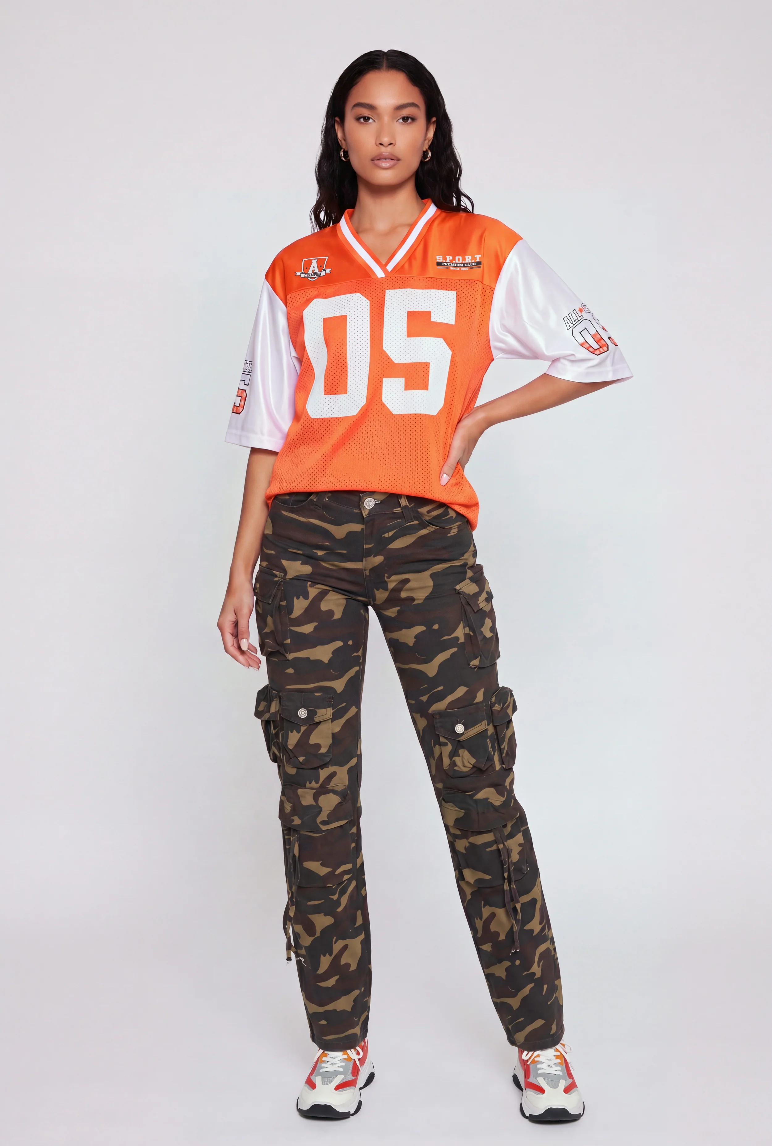 Color Blocked All Star 05 Graphic Mesh Jersey