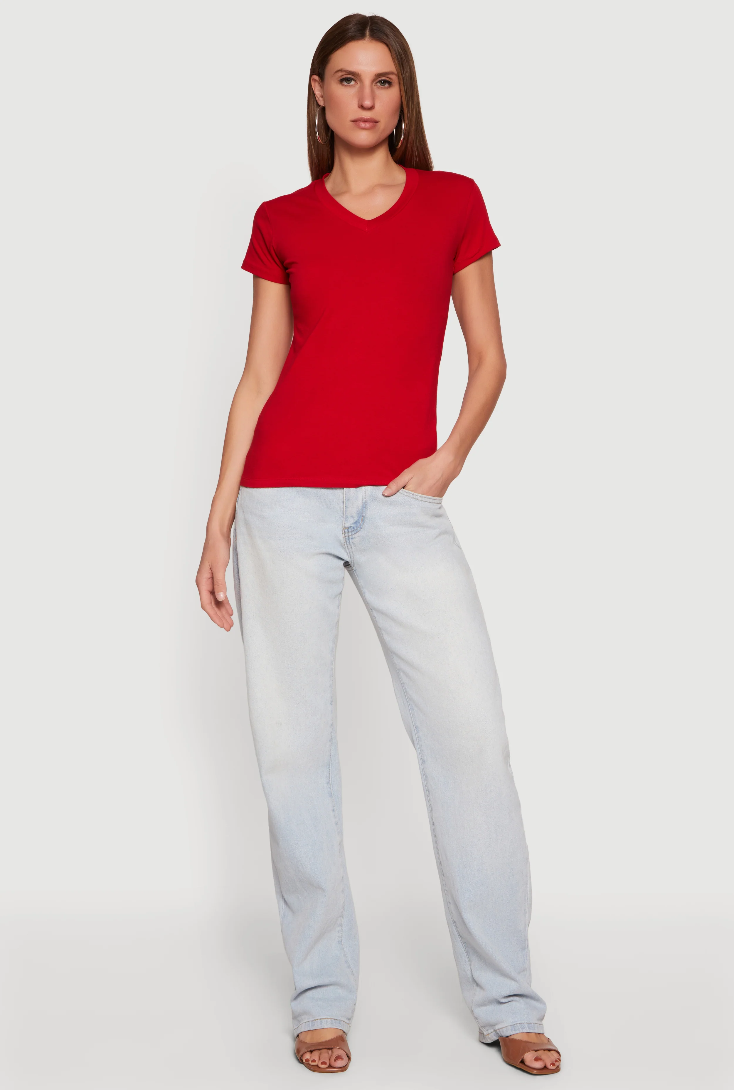 Short Sleeve V-Neck T-Shirt