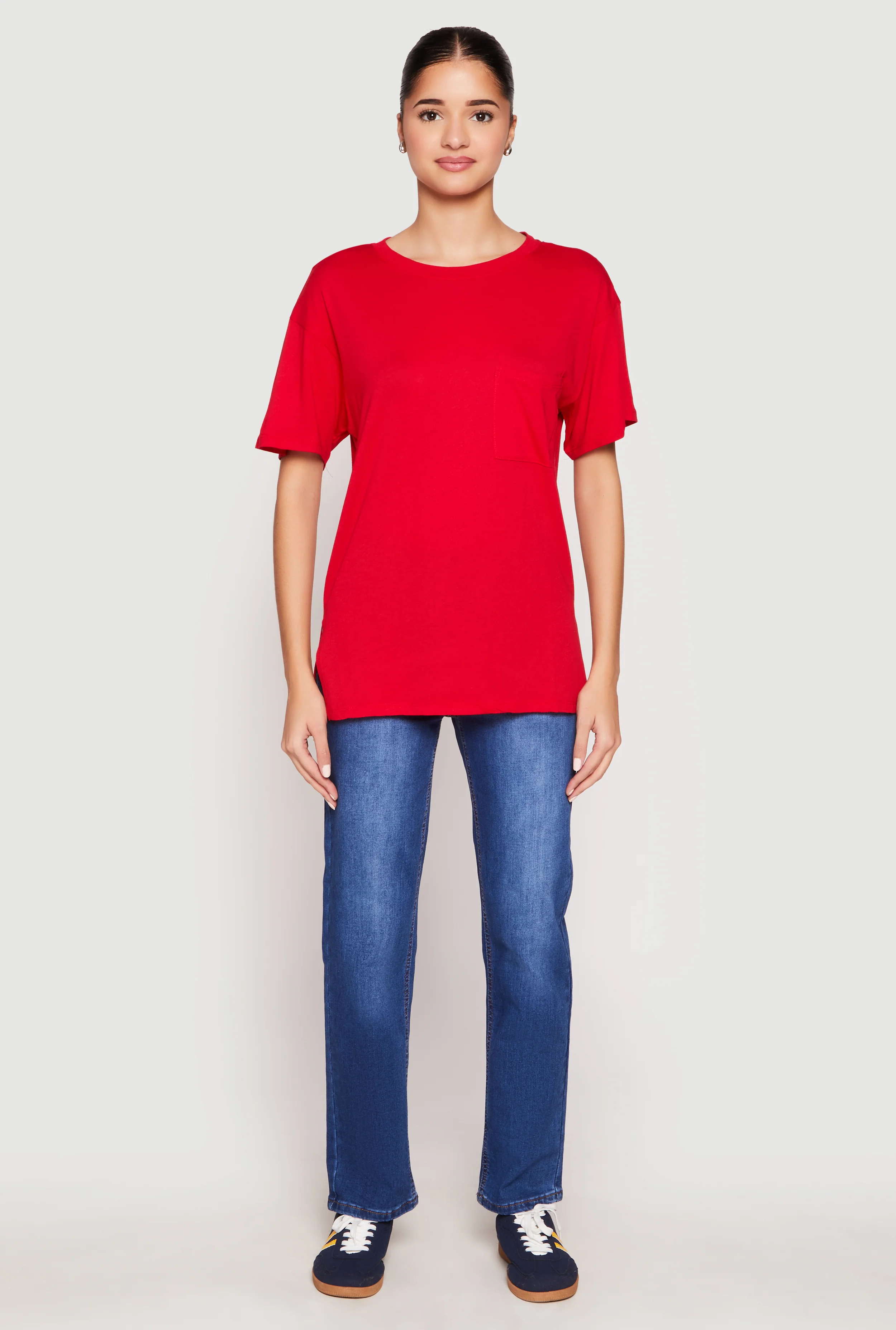 Side Slit Pocket T Shirt