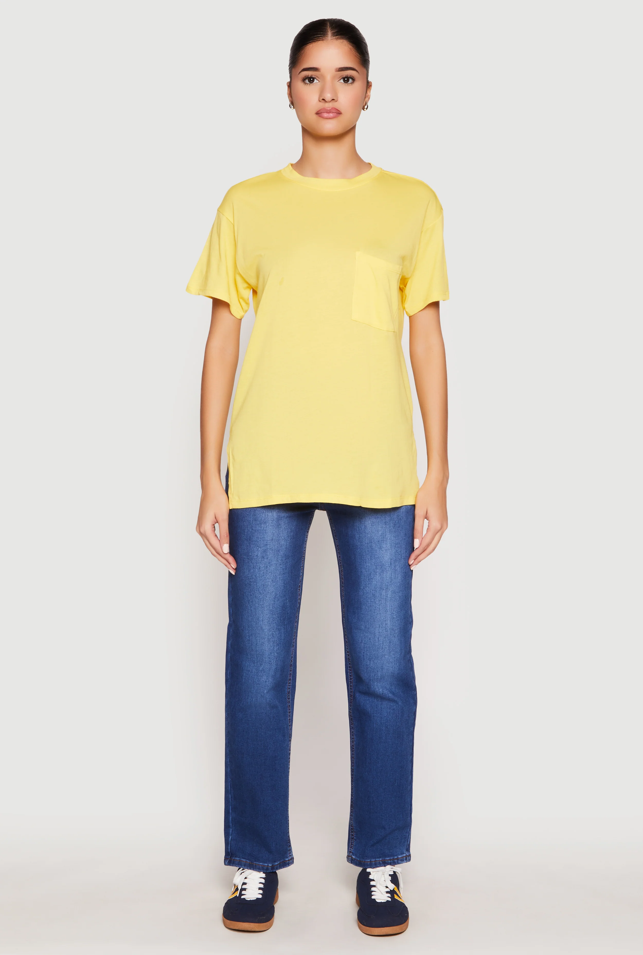 Side Slit Pocket T Shirt