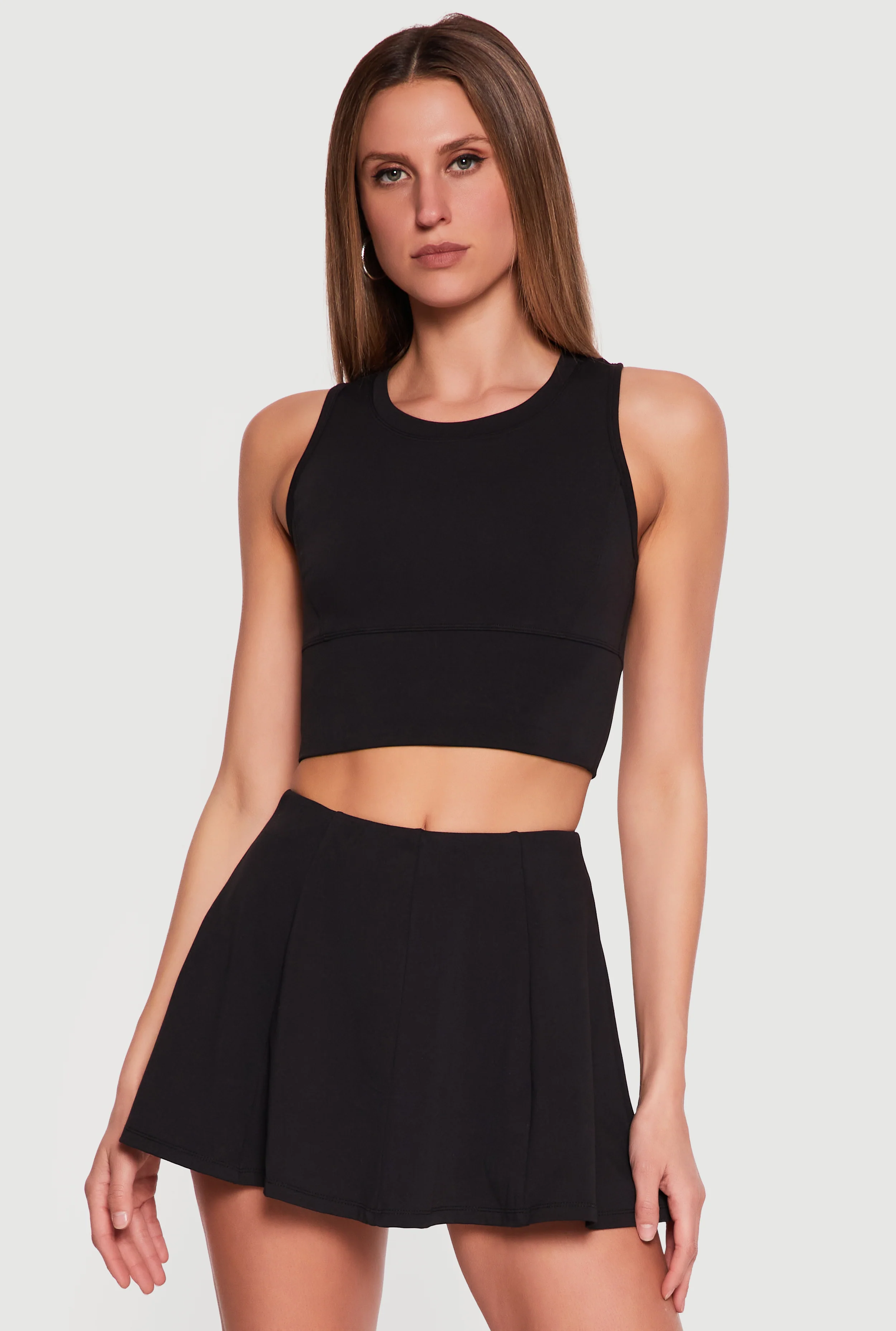 Twist Back Keyhole Crop Top