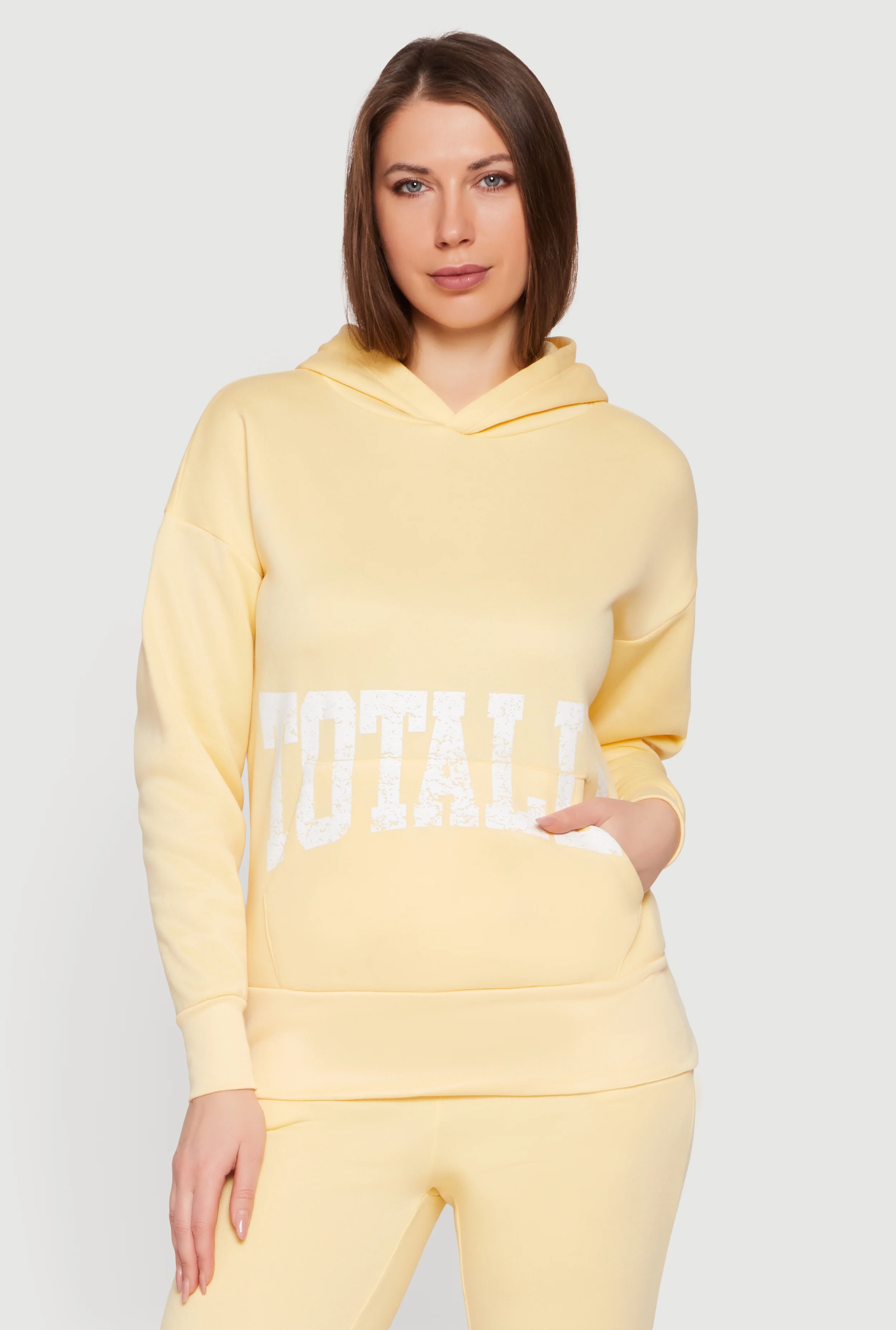 Totally Graphic Hooded Pullover Sweatshirt