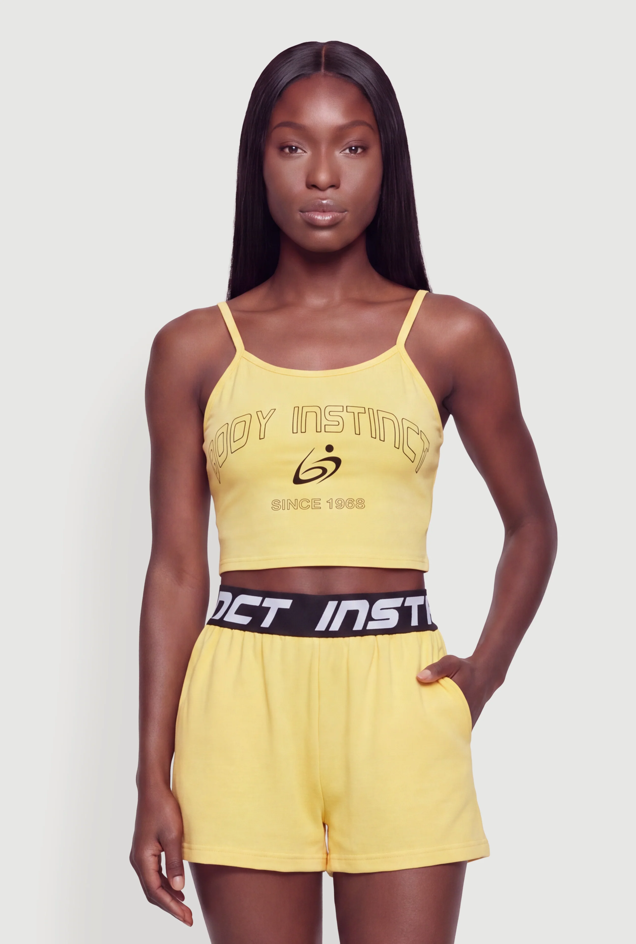 Body Instinct Graphic Crop Top