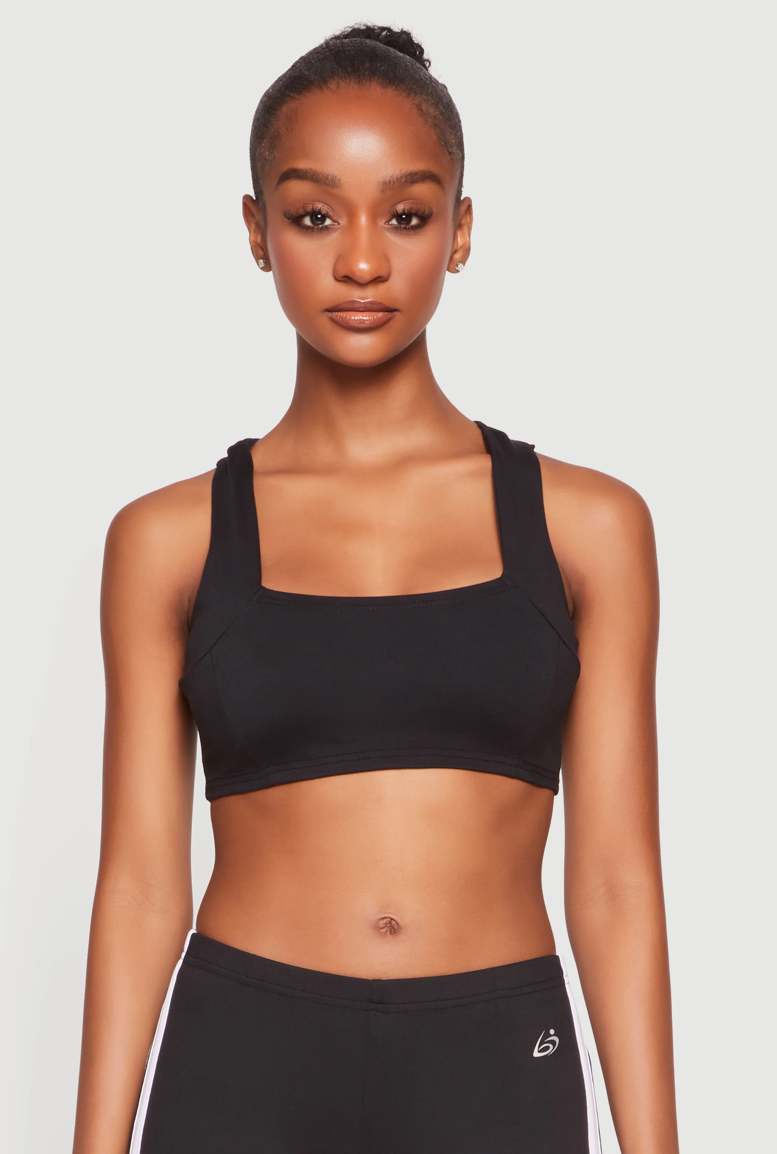 Square Neck Racerback Sports Bra