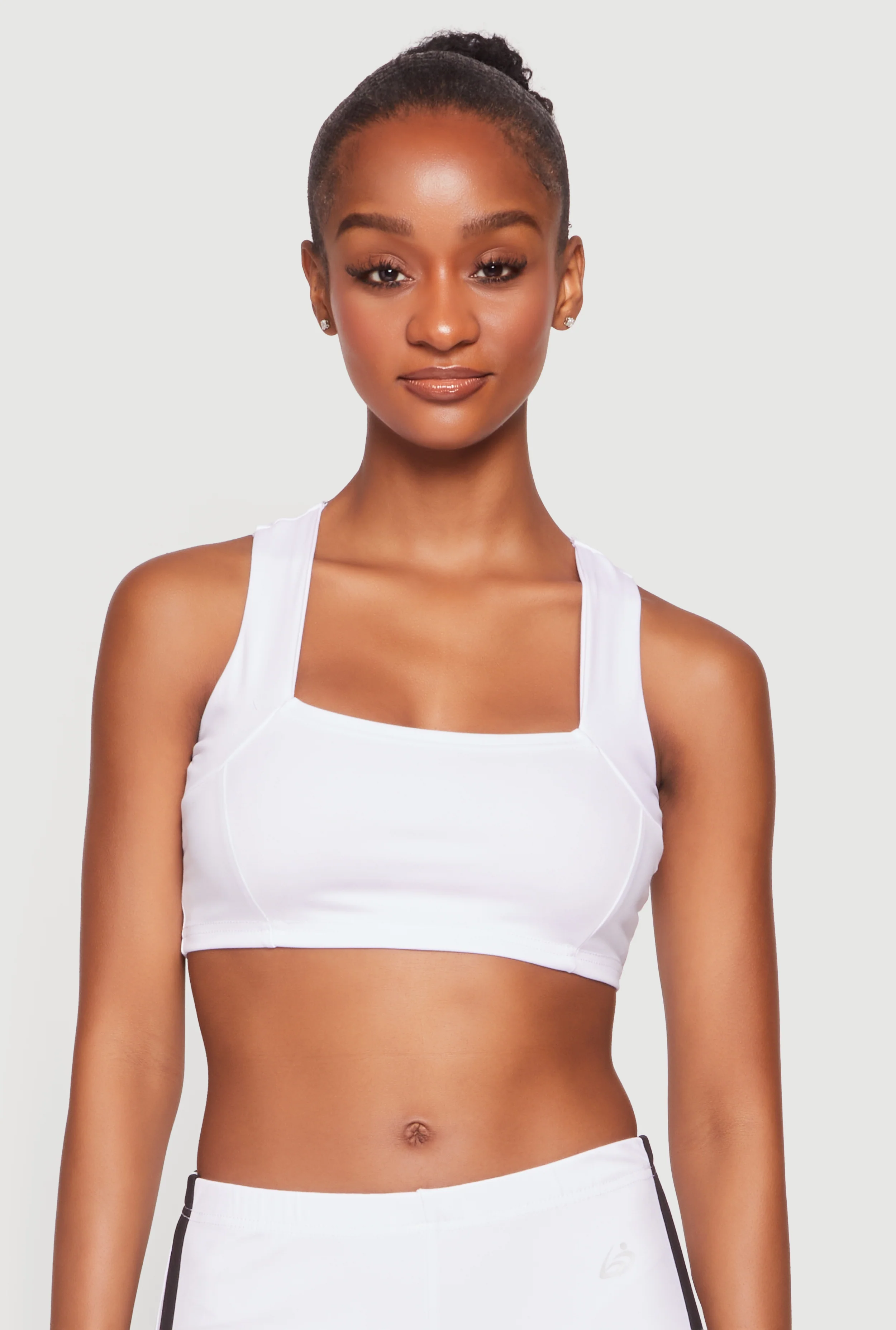 Square Neck Racerback Sports Bra