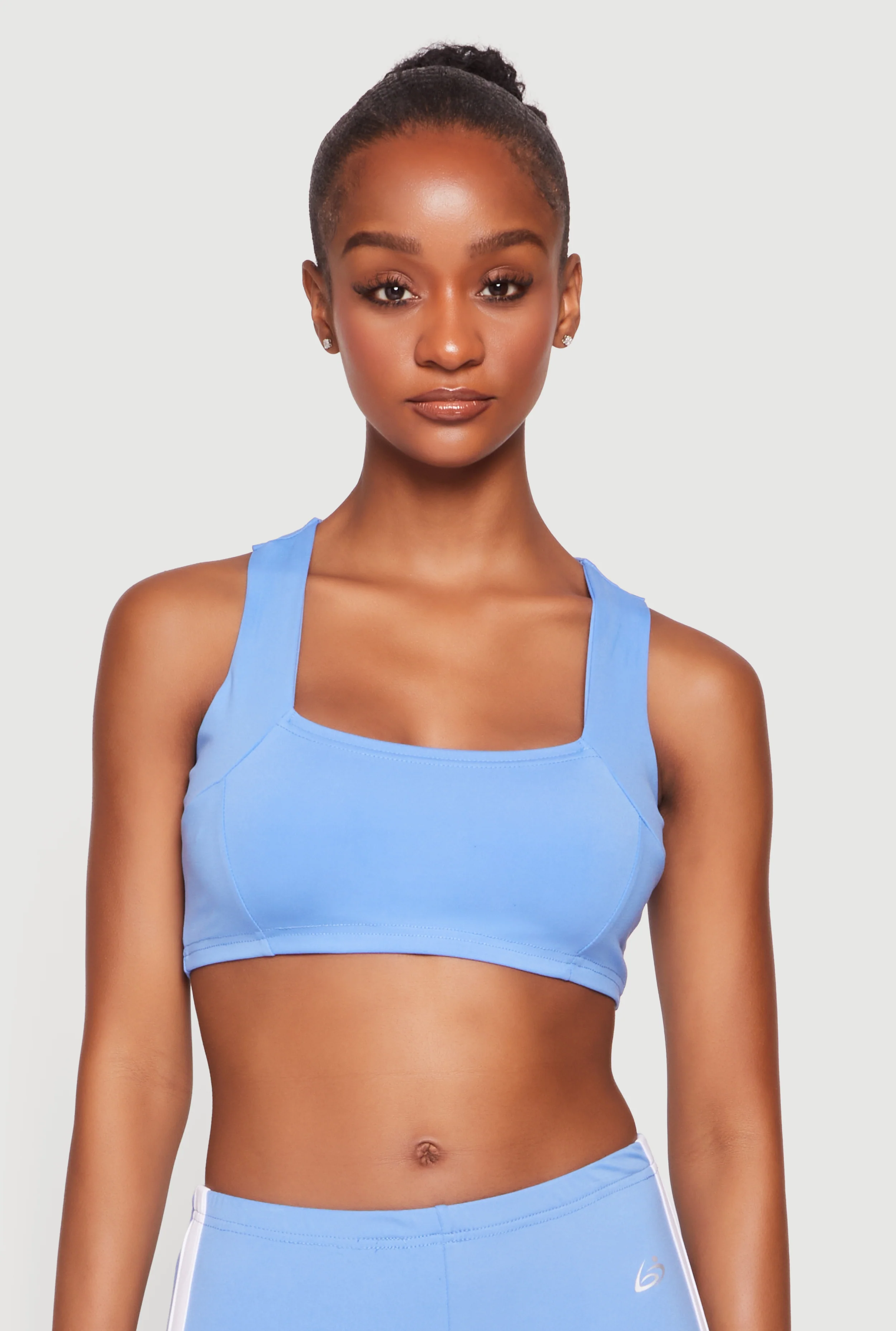Square Neck Racerback Sports Bra