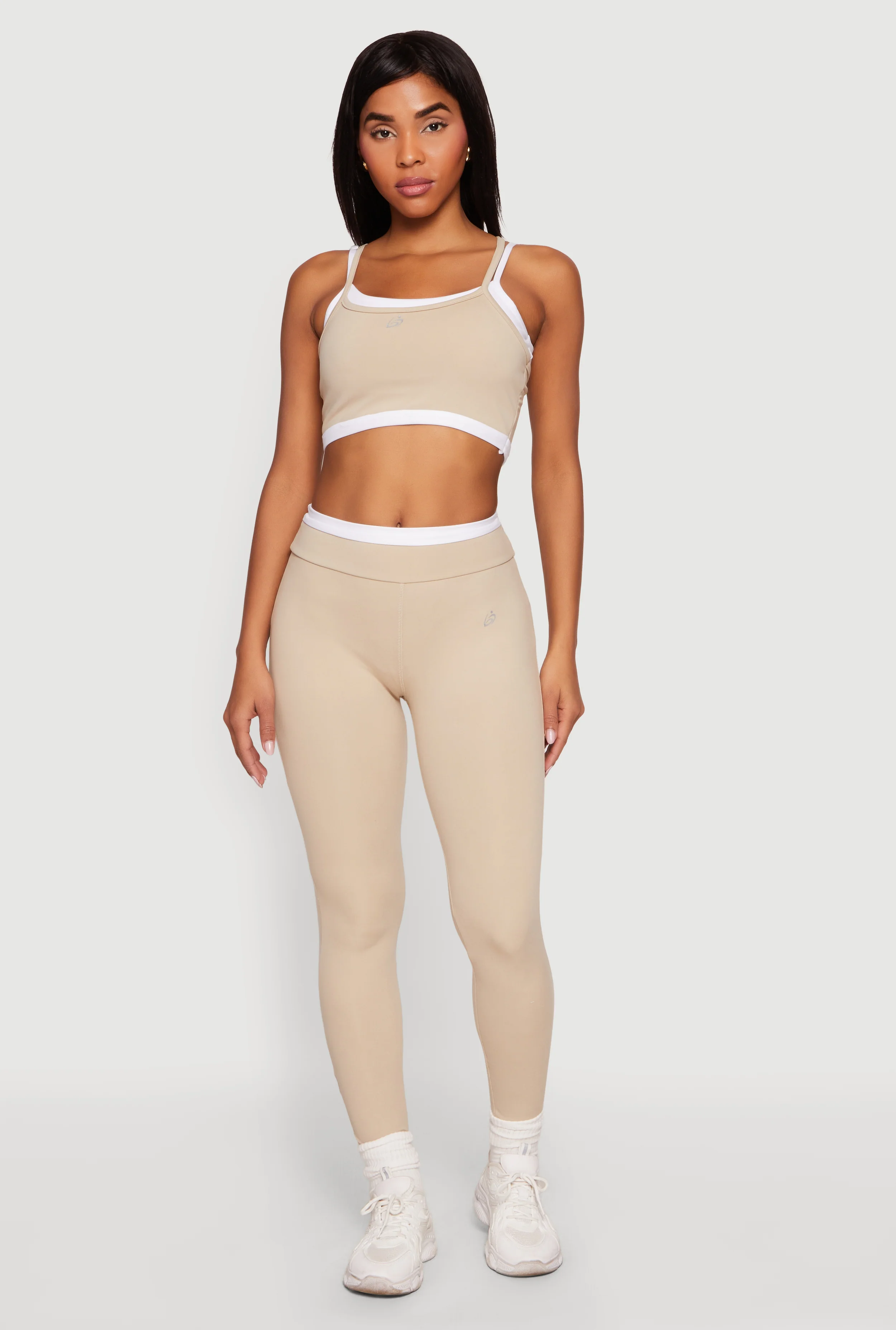 Contrast Waistband Leggings