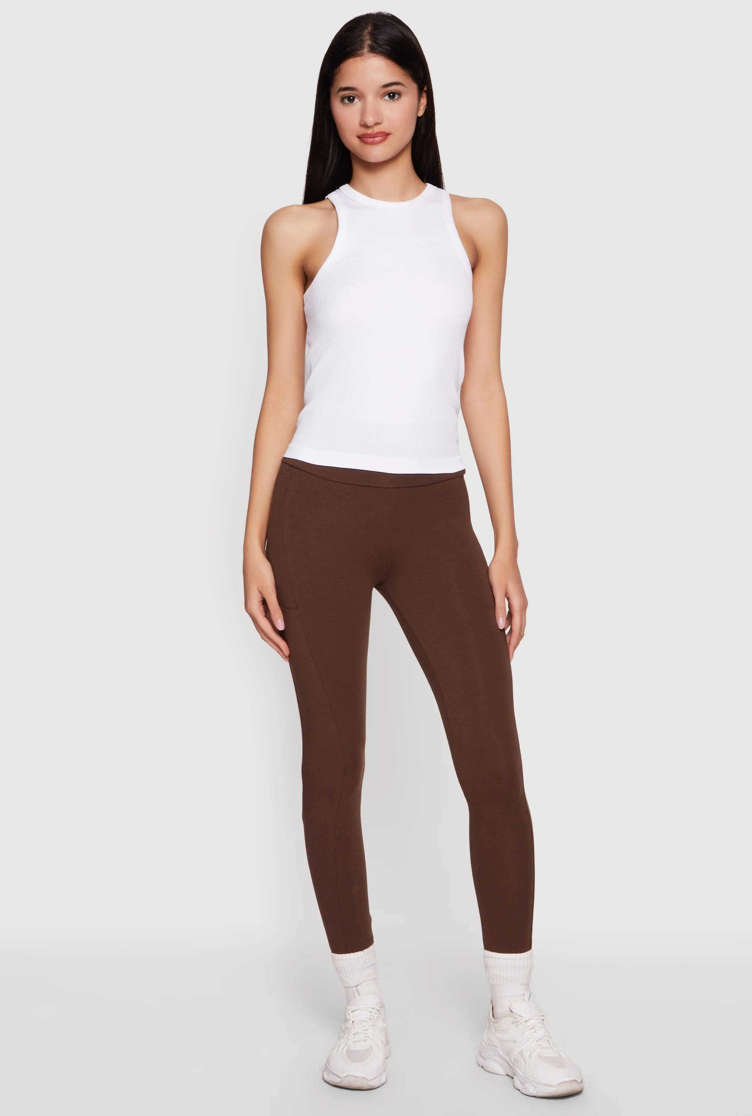 High Waisted Cell Phone Pocket Leggings