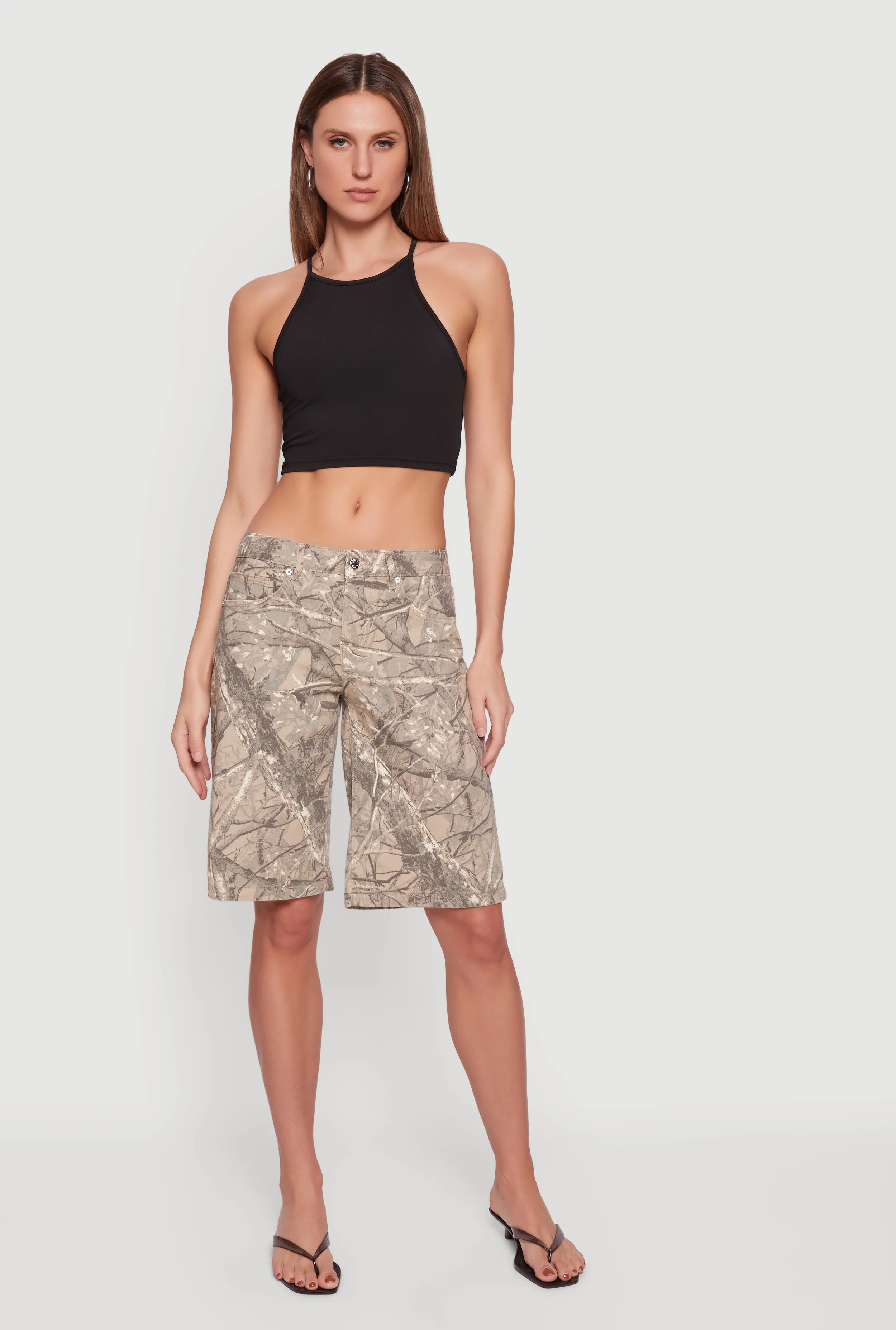 Almost Famous Denim Bermuda Shorts