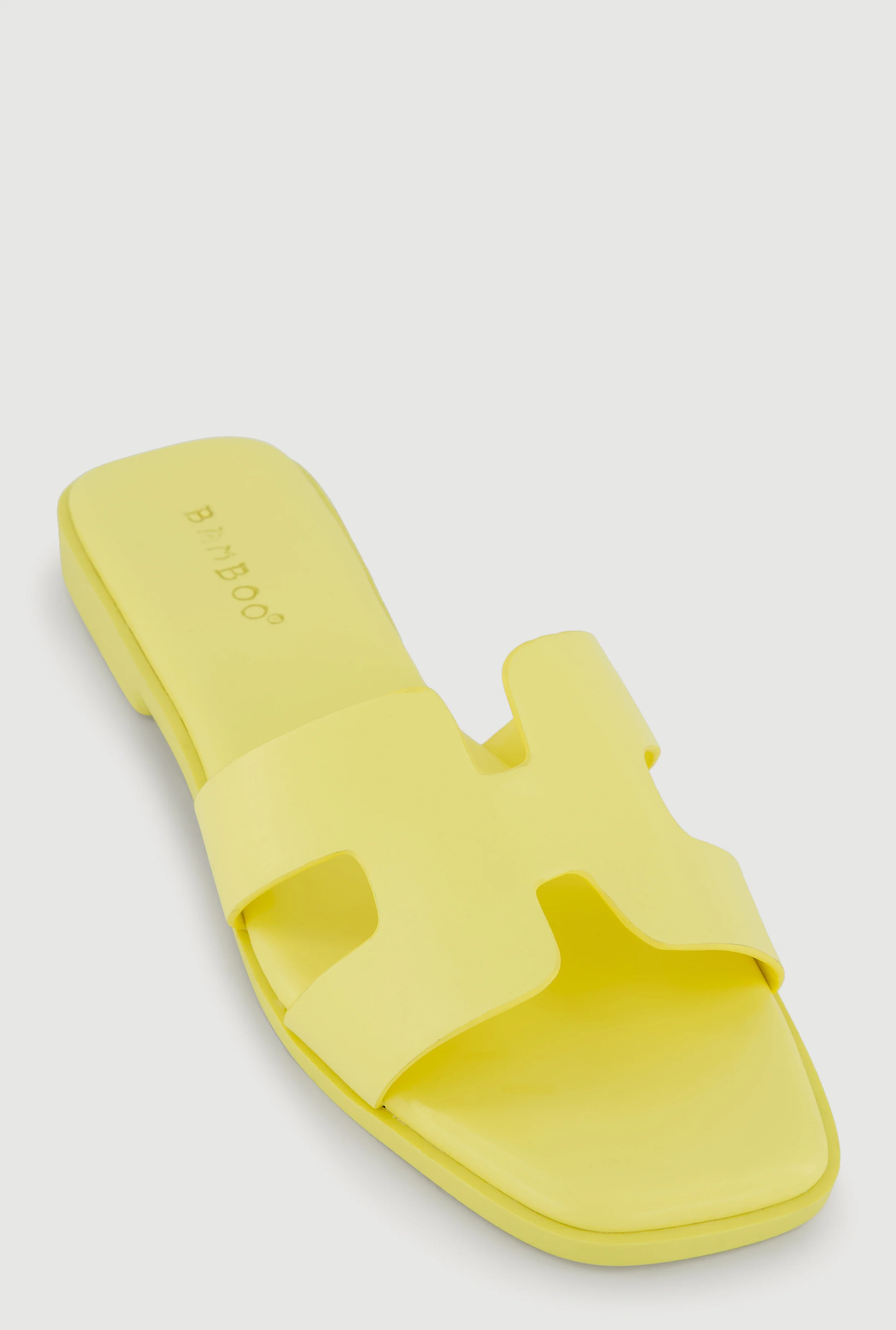 H Band Open Toe Slide Sandals