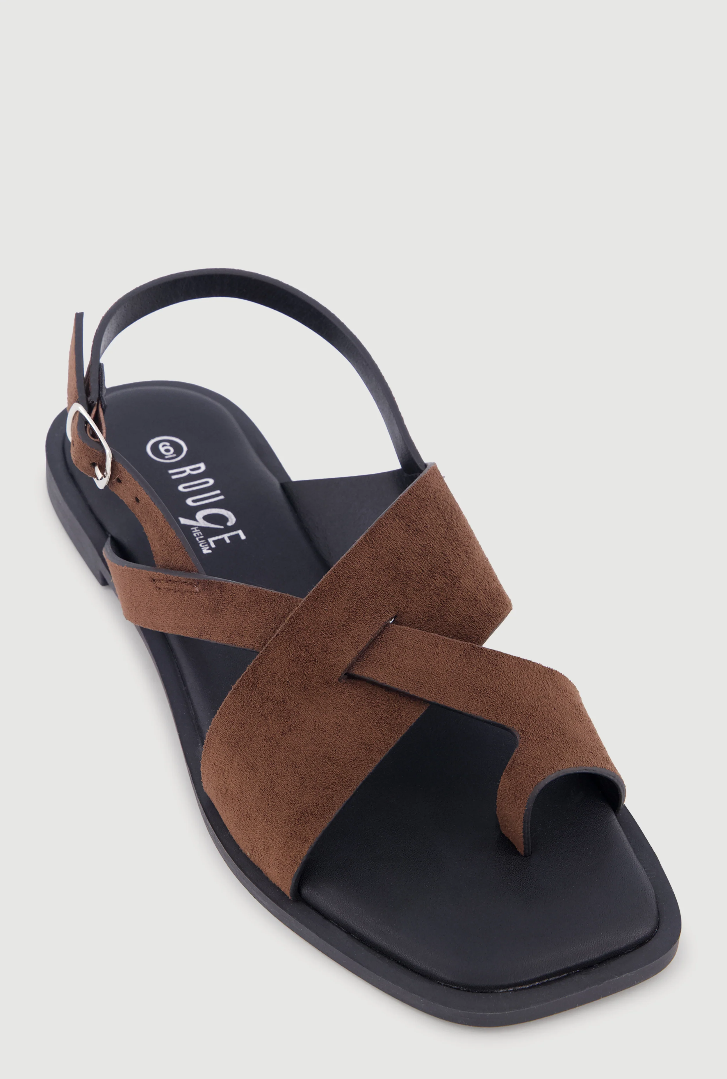 Open Toe Loop Ankle Strap Sandals