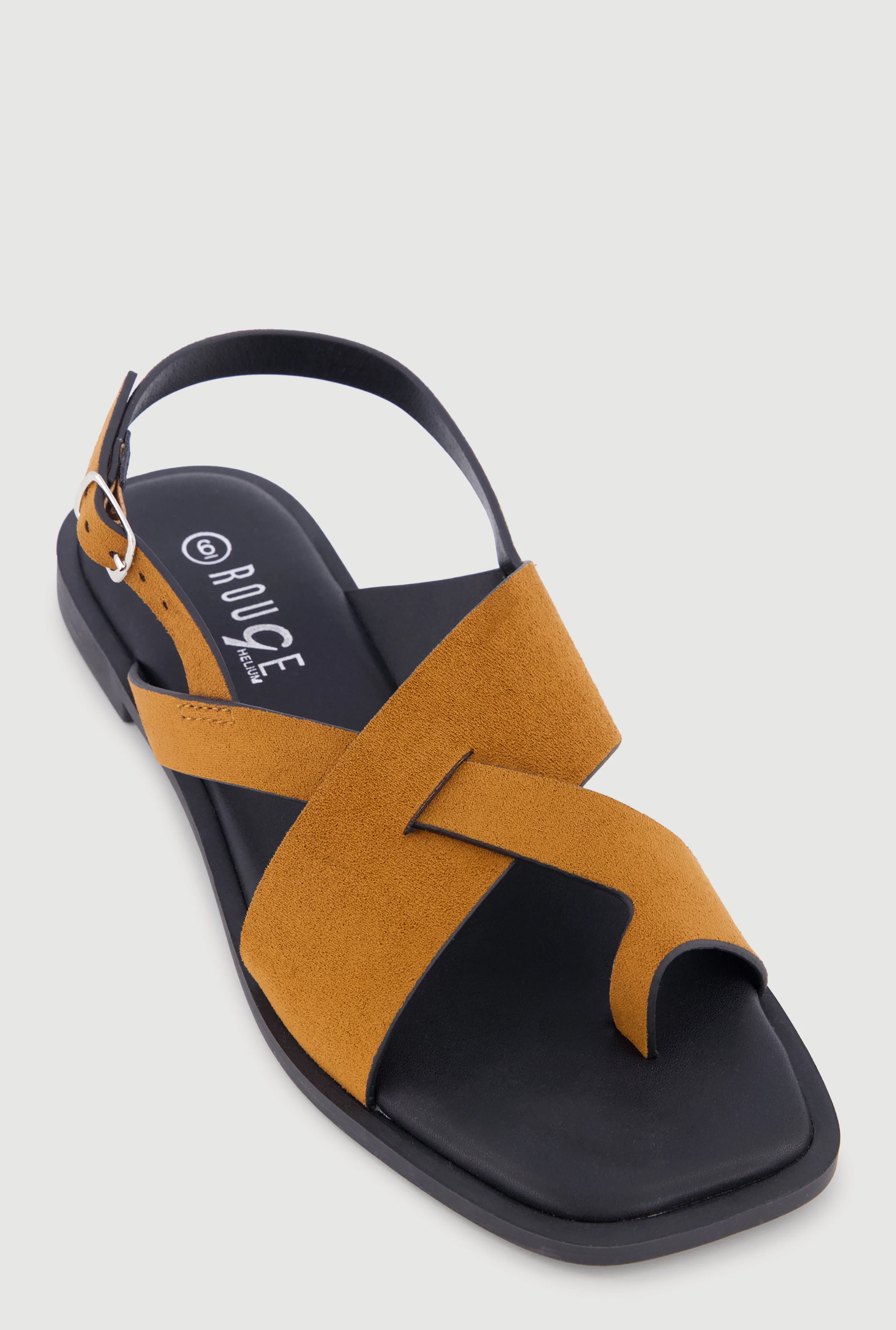 Open Toe Loop Ankle Strap Sandals