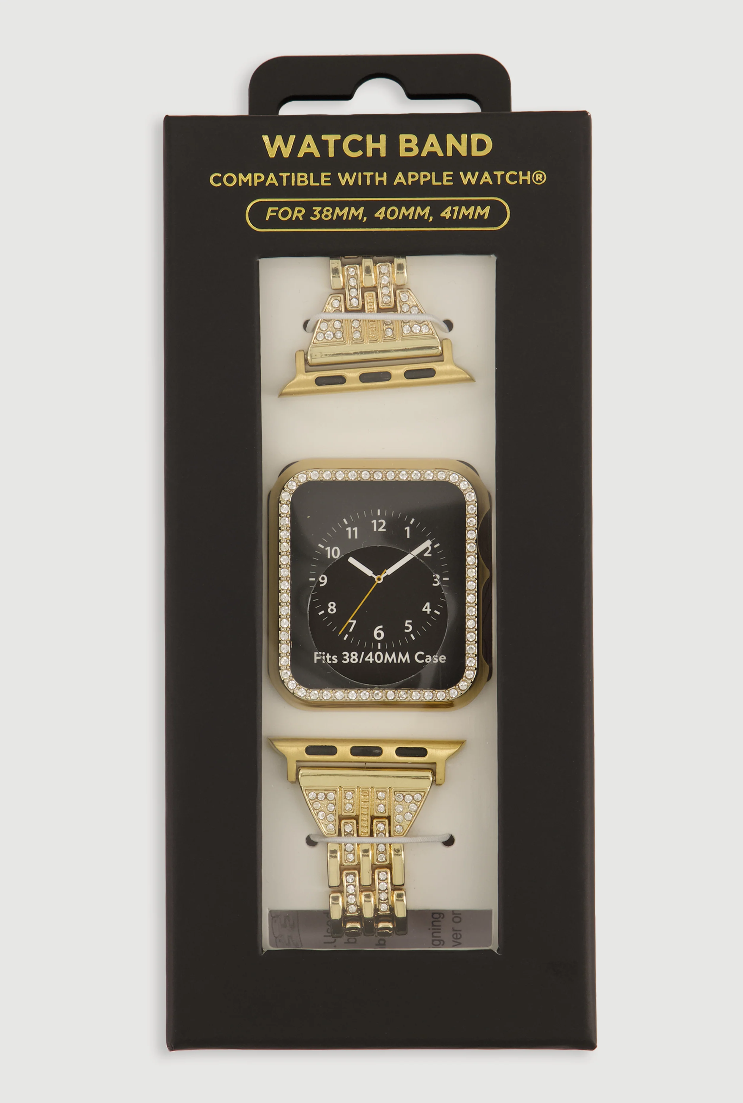 Metallic Rhinestone Apple Watch Band