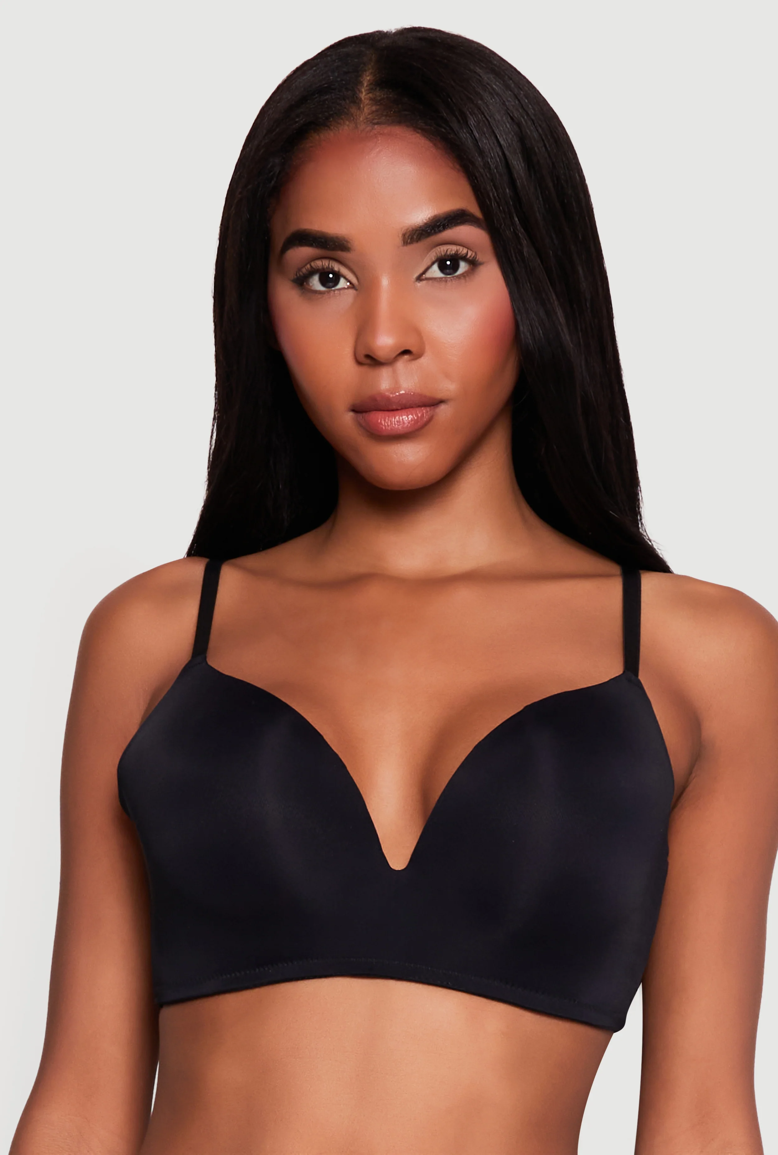Solid Wireless Plunge Bra