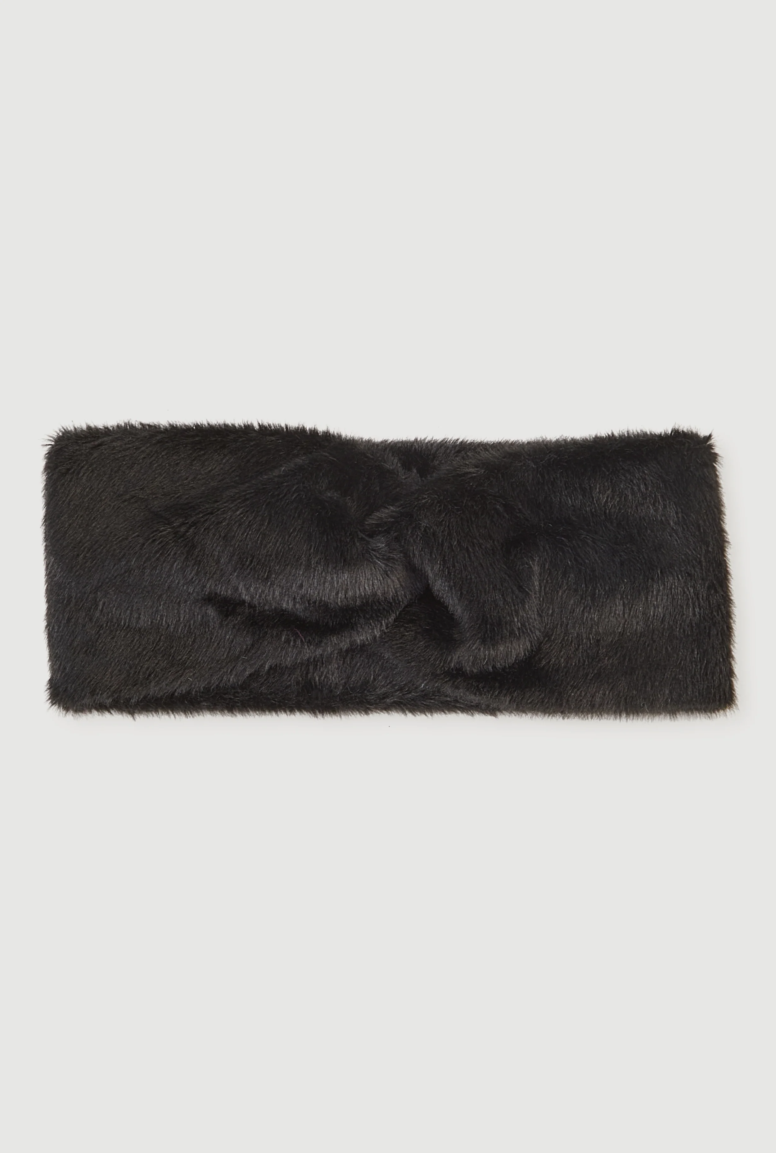 Faux Fur Twisted Front Headband