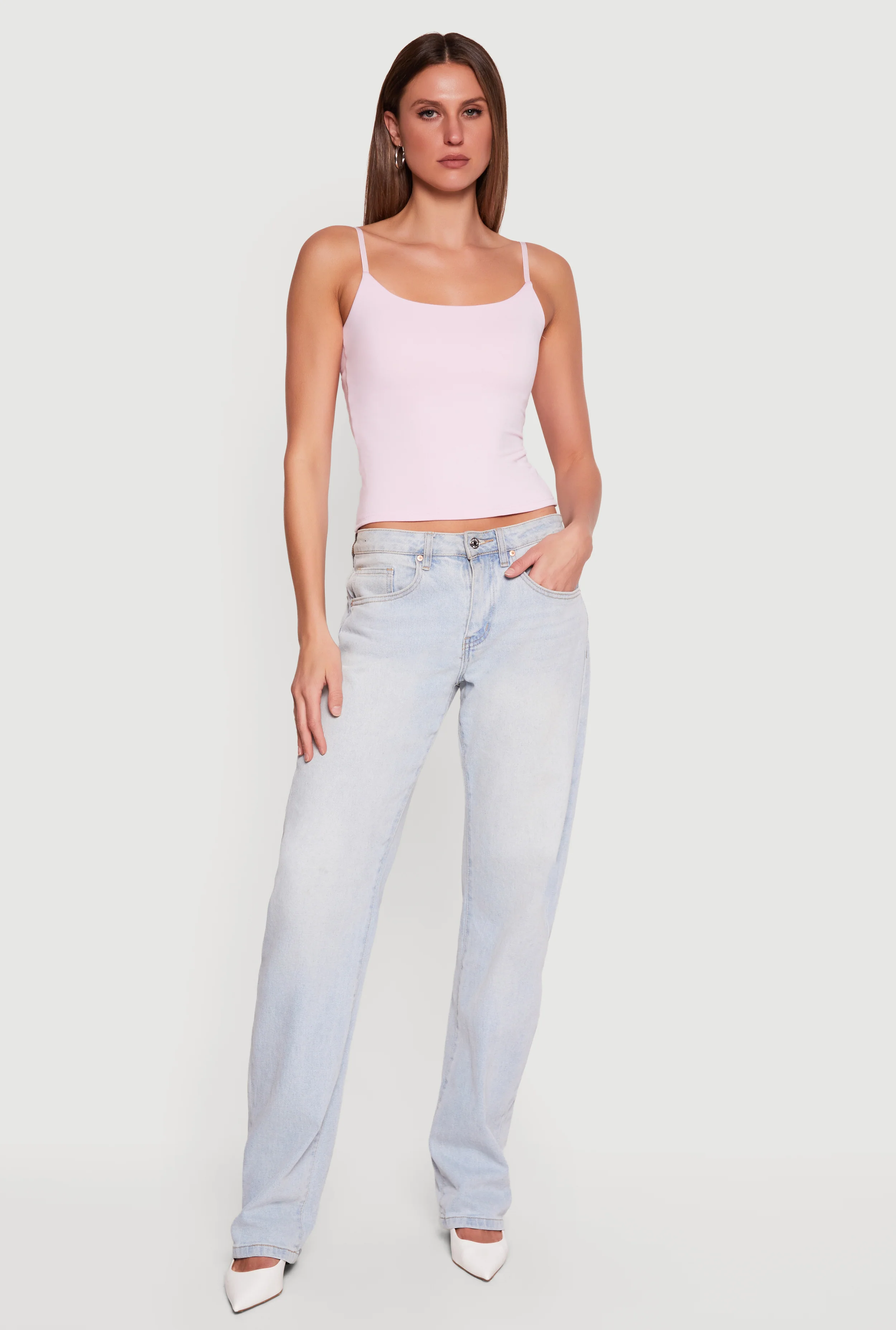 Scoop Neck Padded Cup Cami