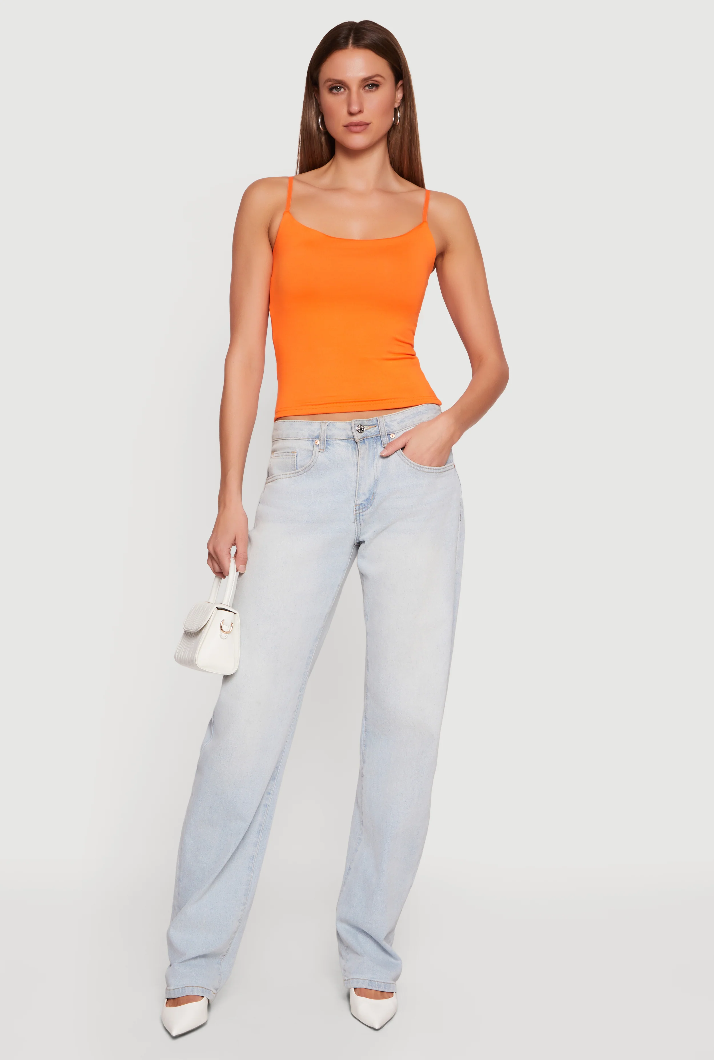 Scoop Neck Padded Cup Cami