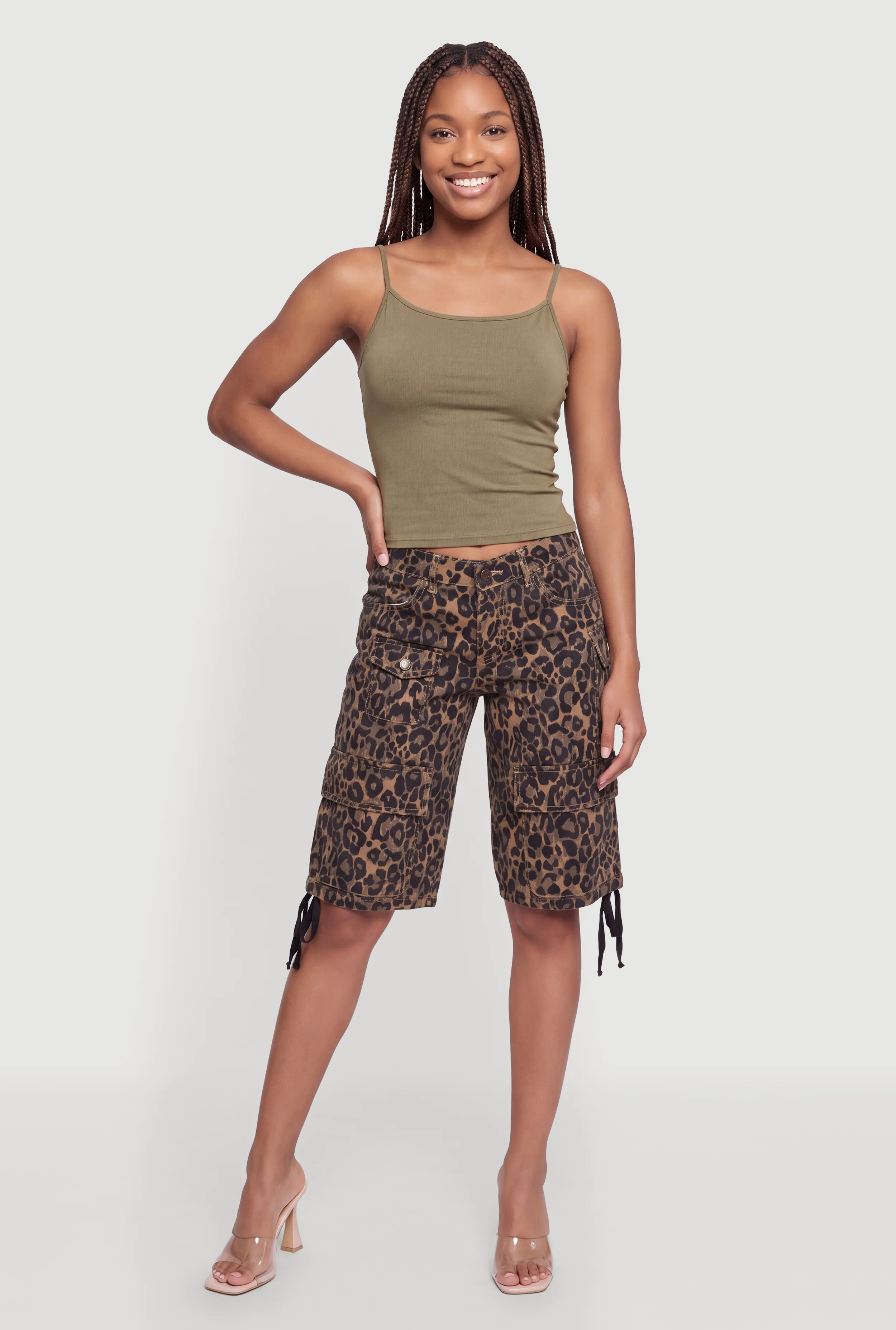 Scoop Neck Spaghetti Strap Cami