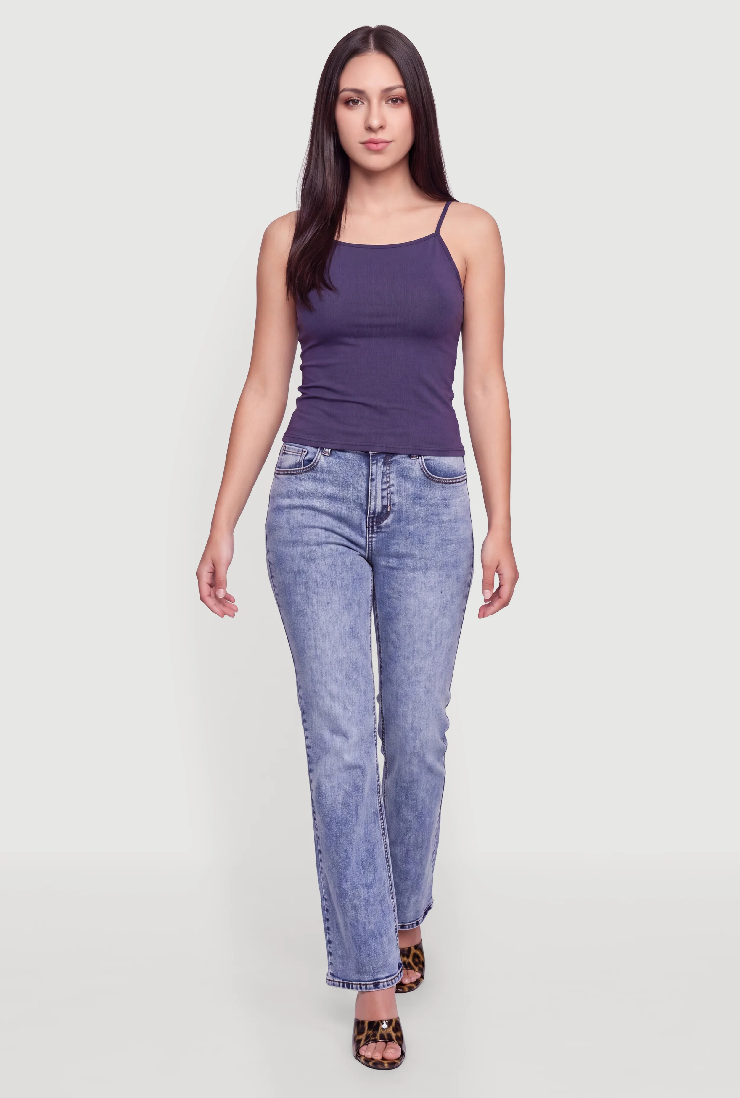 Scoop Neck Spaghetti Strap Cami