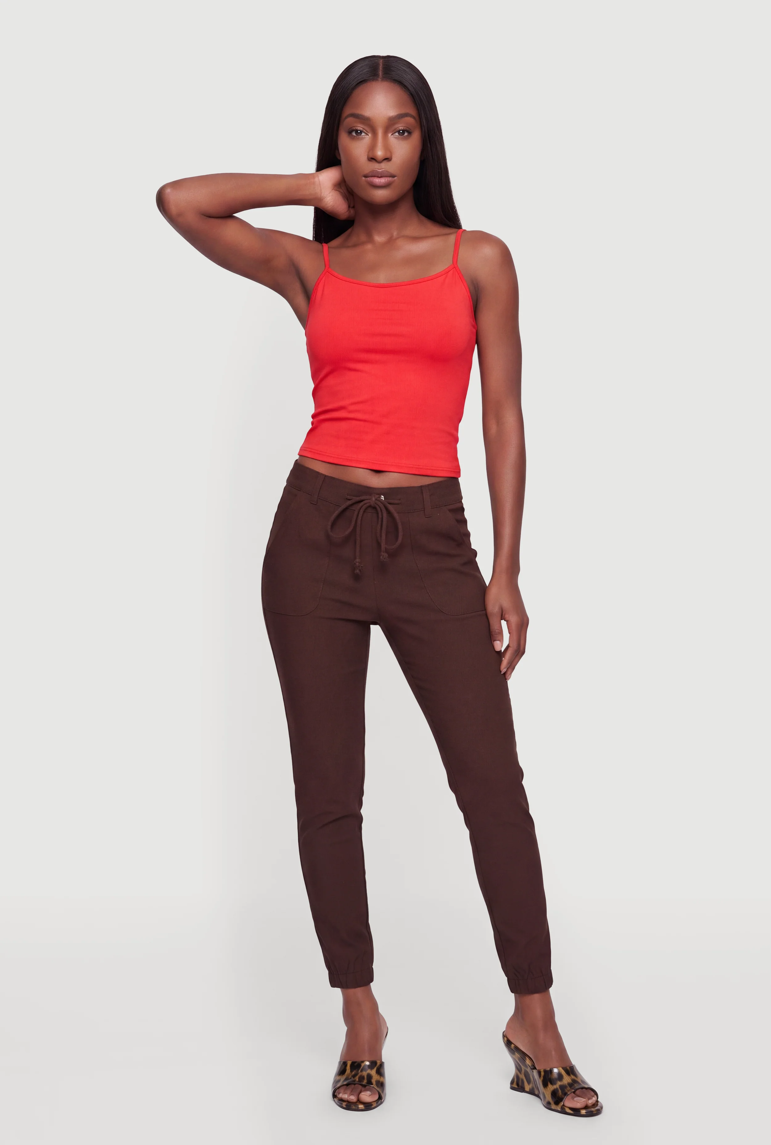 Scoop Neck Spaghetti Strap Cami