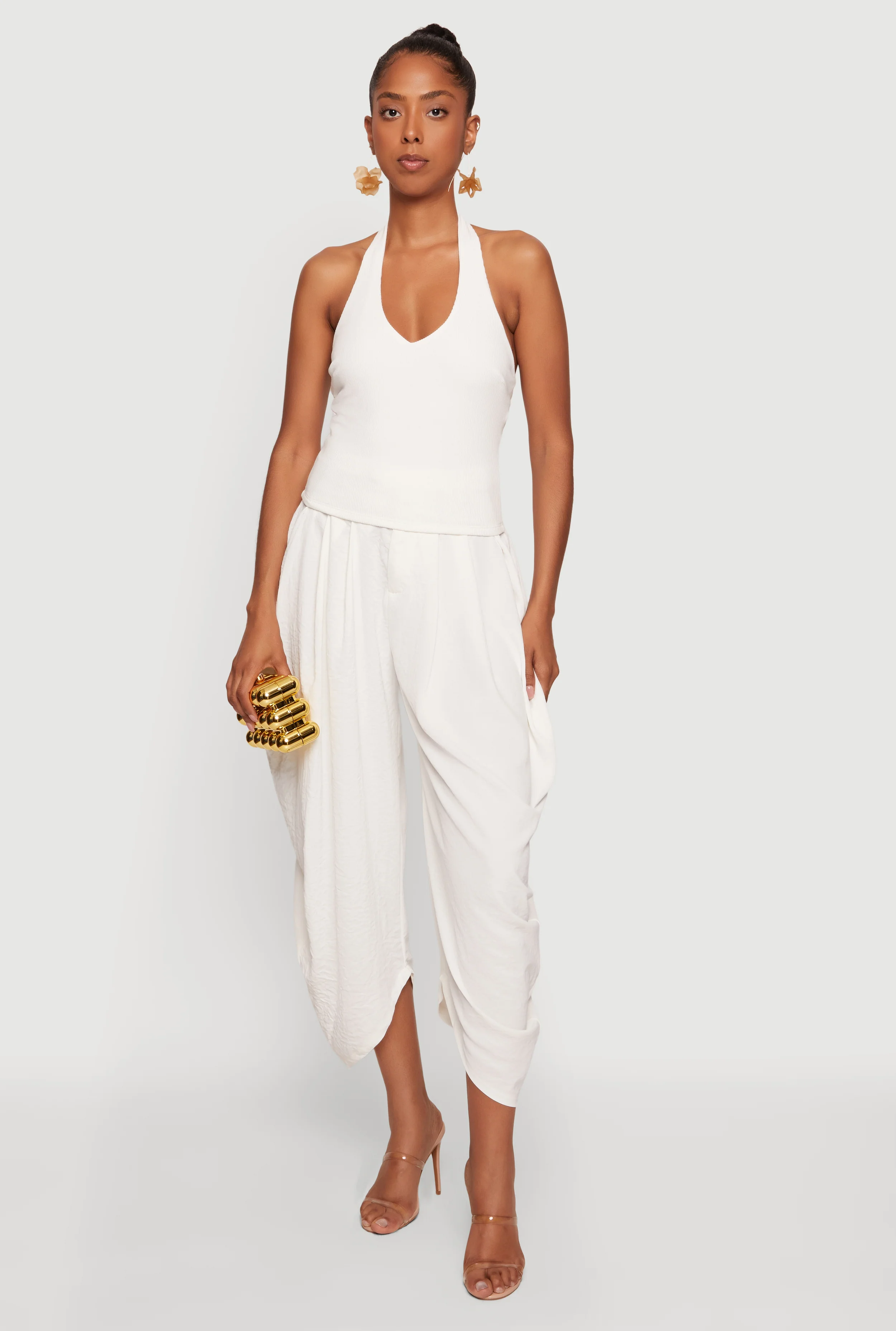 Pleated Harem Dress Pants