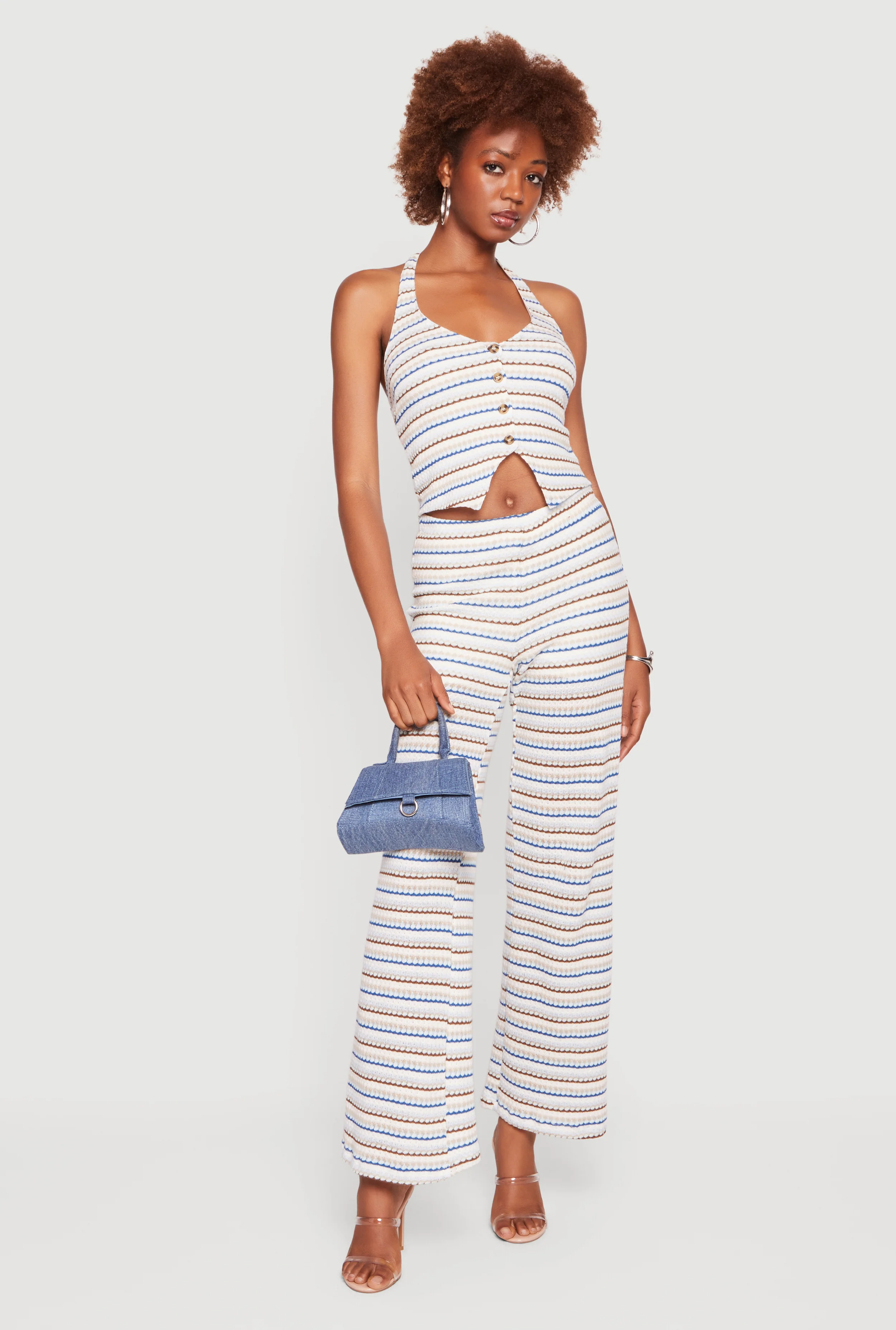 Almost Famous Striped Pattern Pants