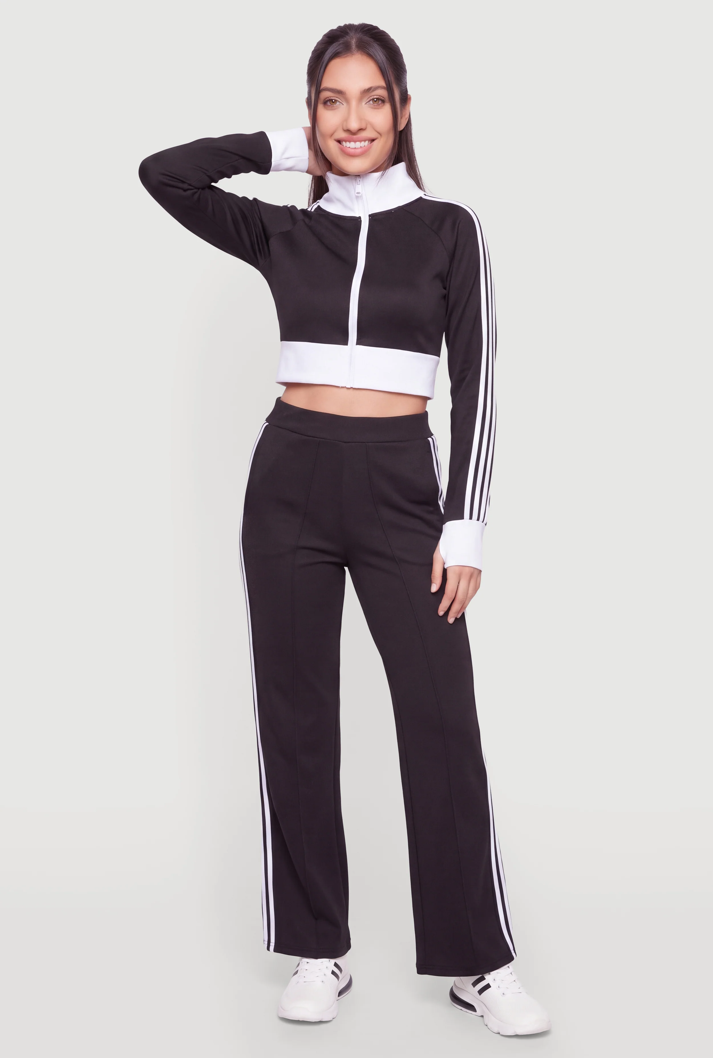 Varsity Stripe High Waisted Pants