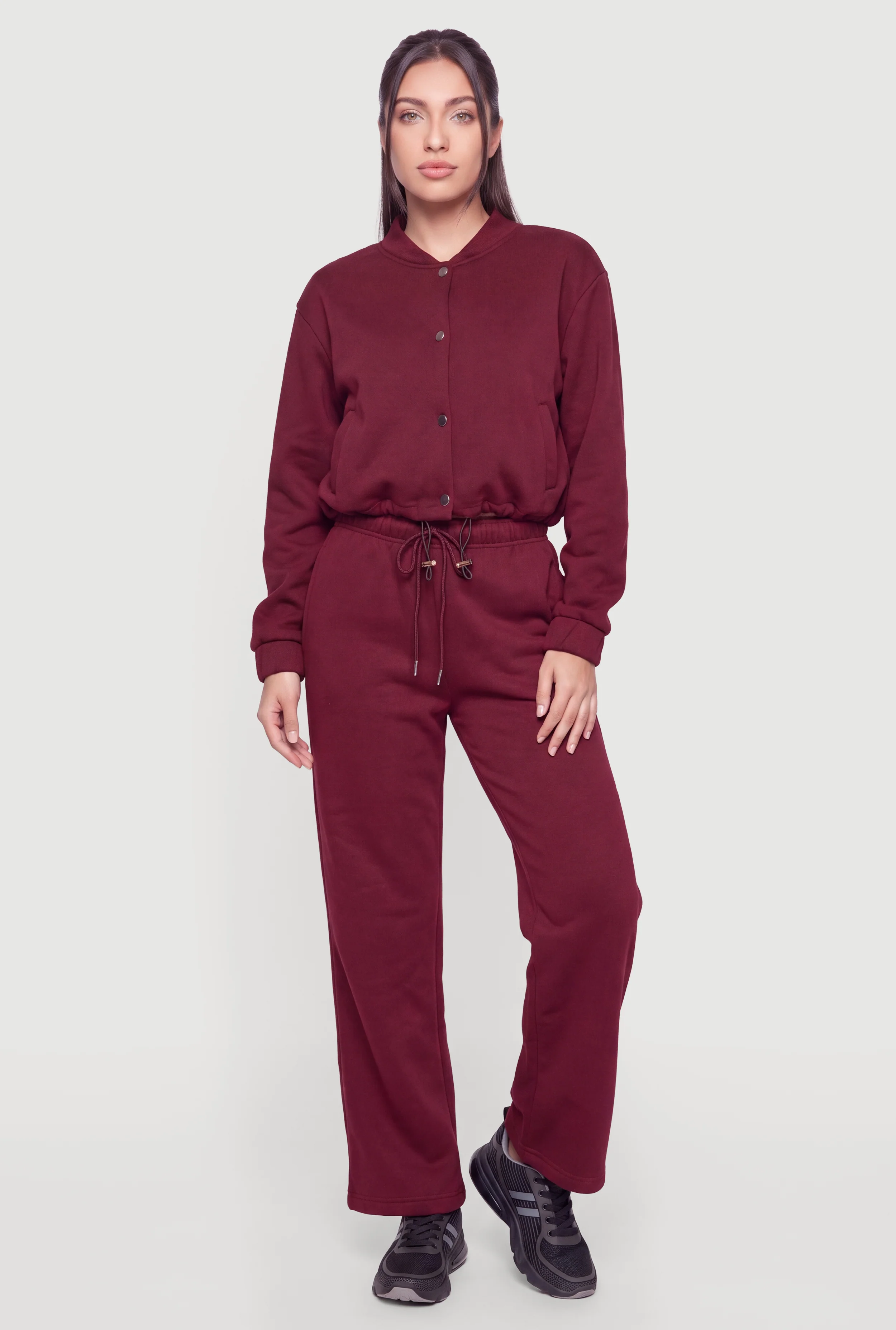 High Waisted Drawstring Sweatpants