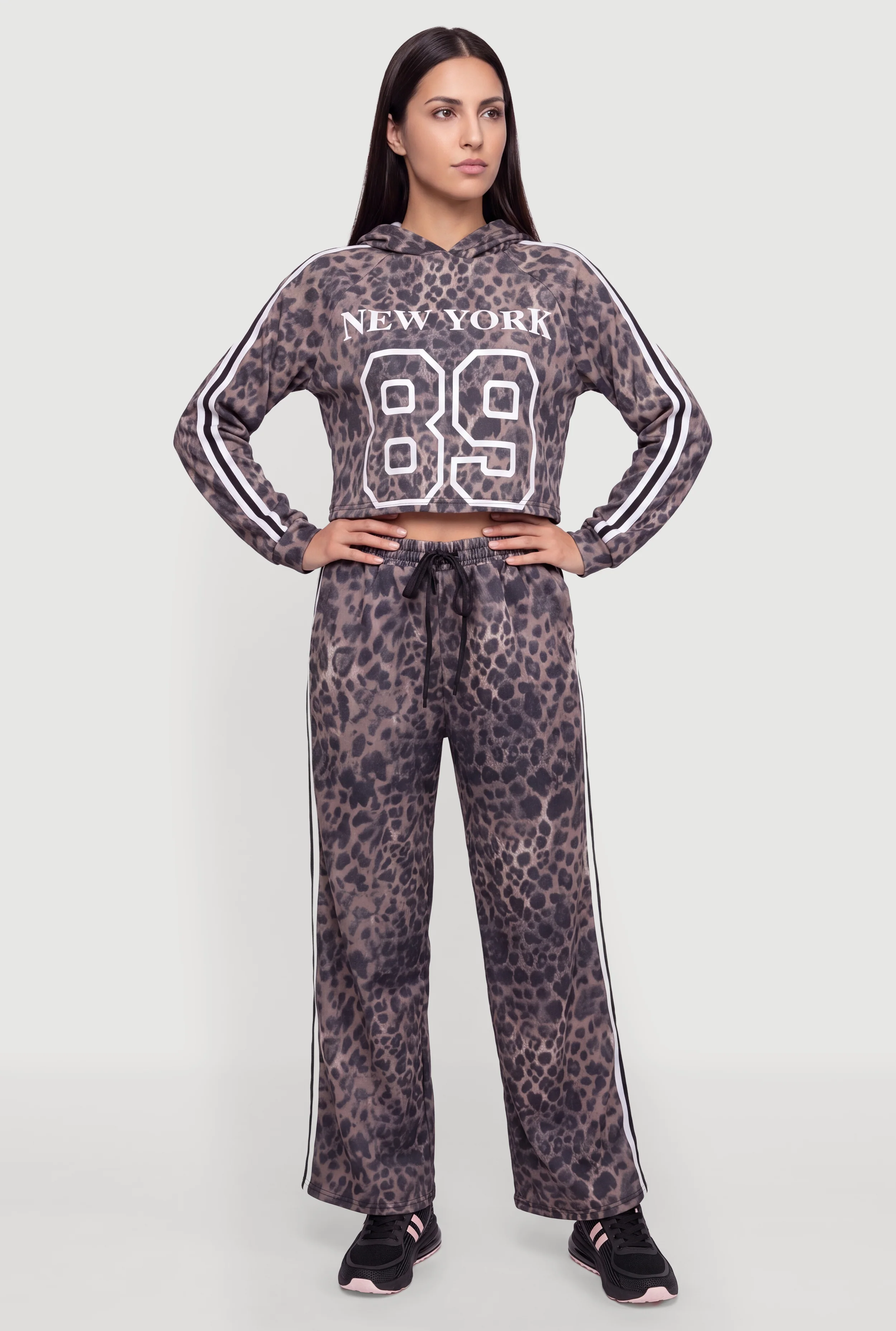Varsity Stripe Straight Leg Sweatpants