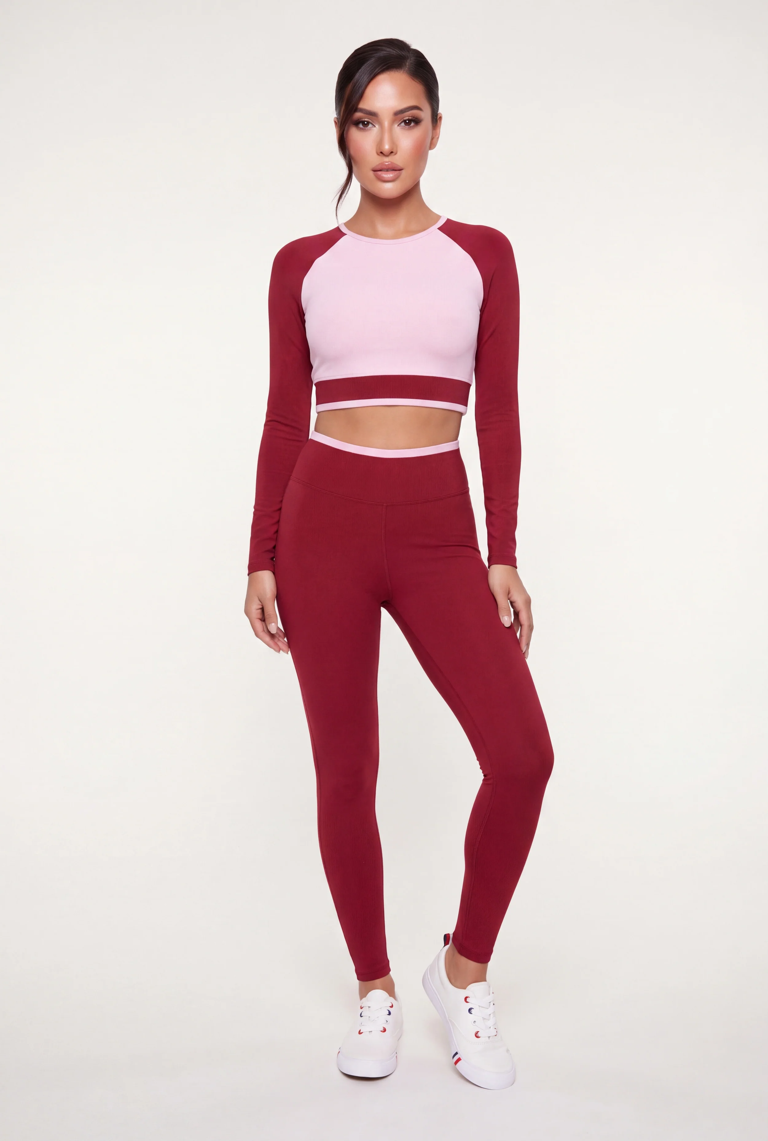 Contrast Trim Active Leggings