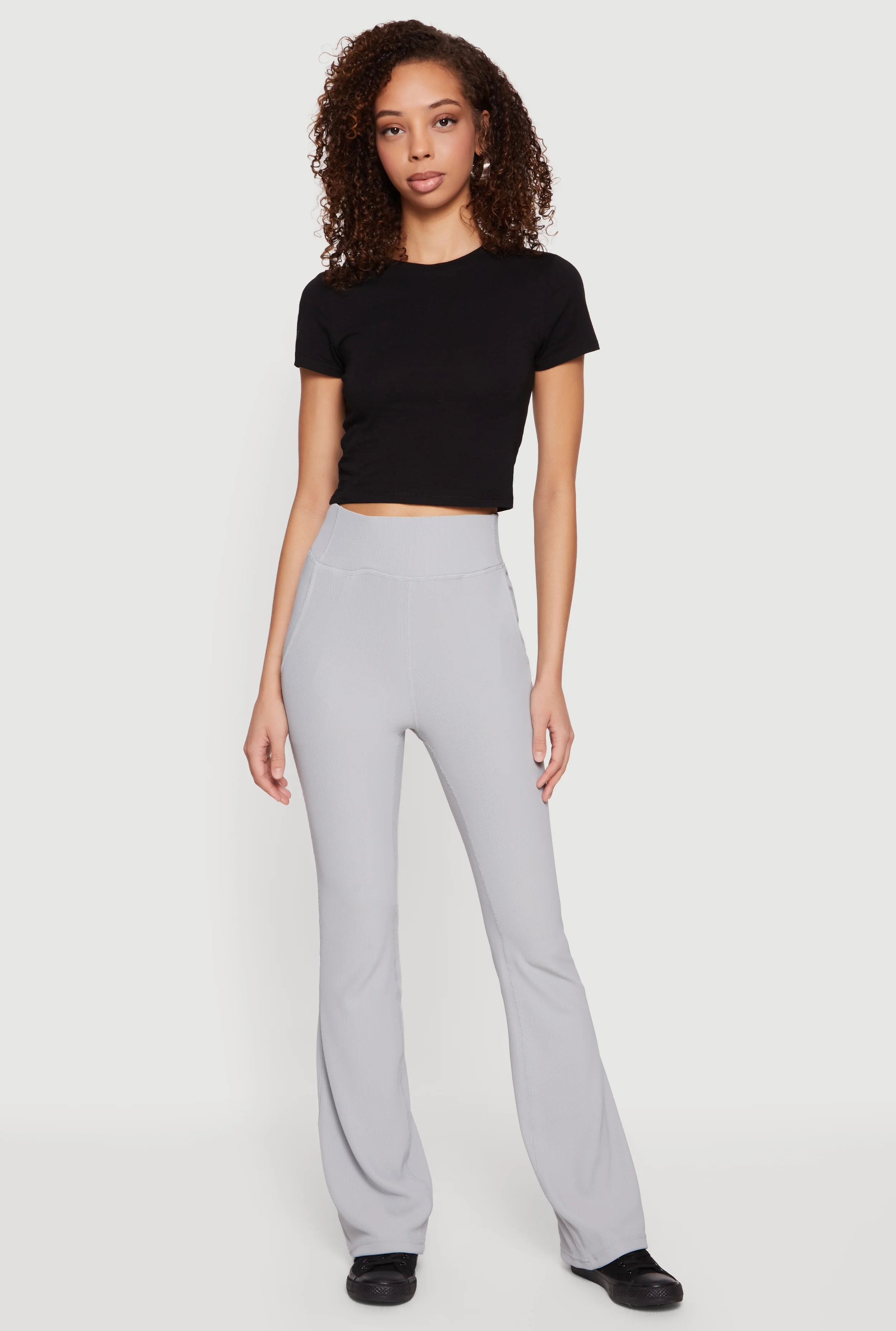 High Waisted Flare Leggings