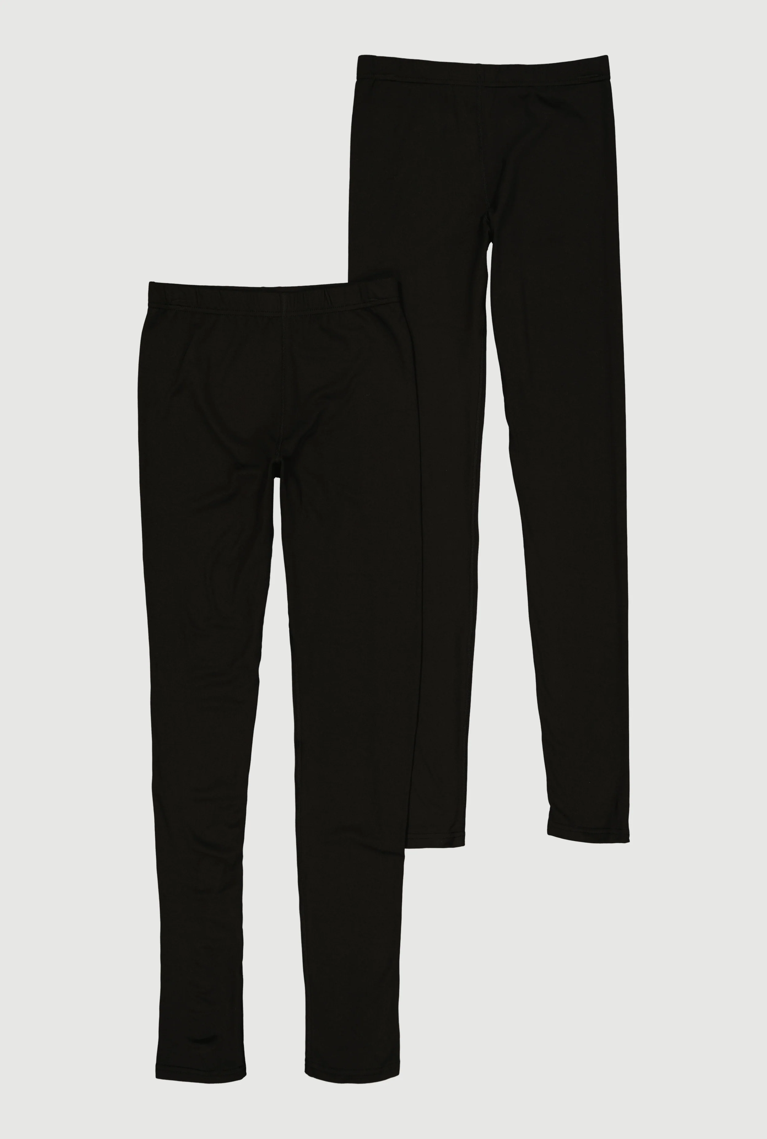 Soft Knit Fleece Lined Leggings 2 Pack