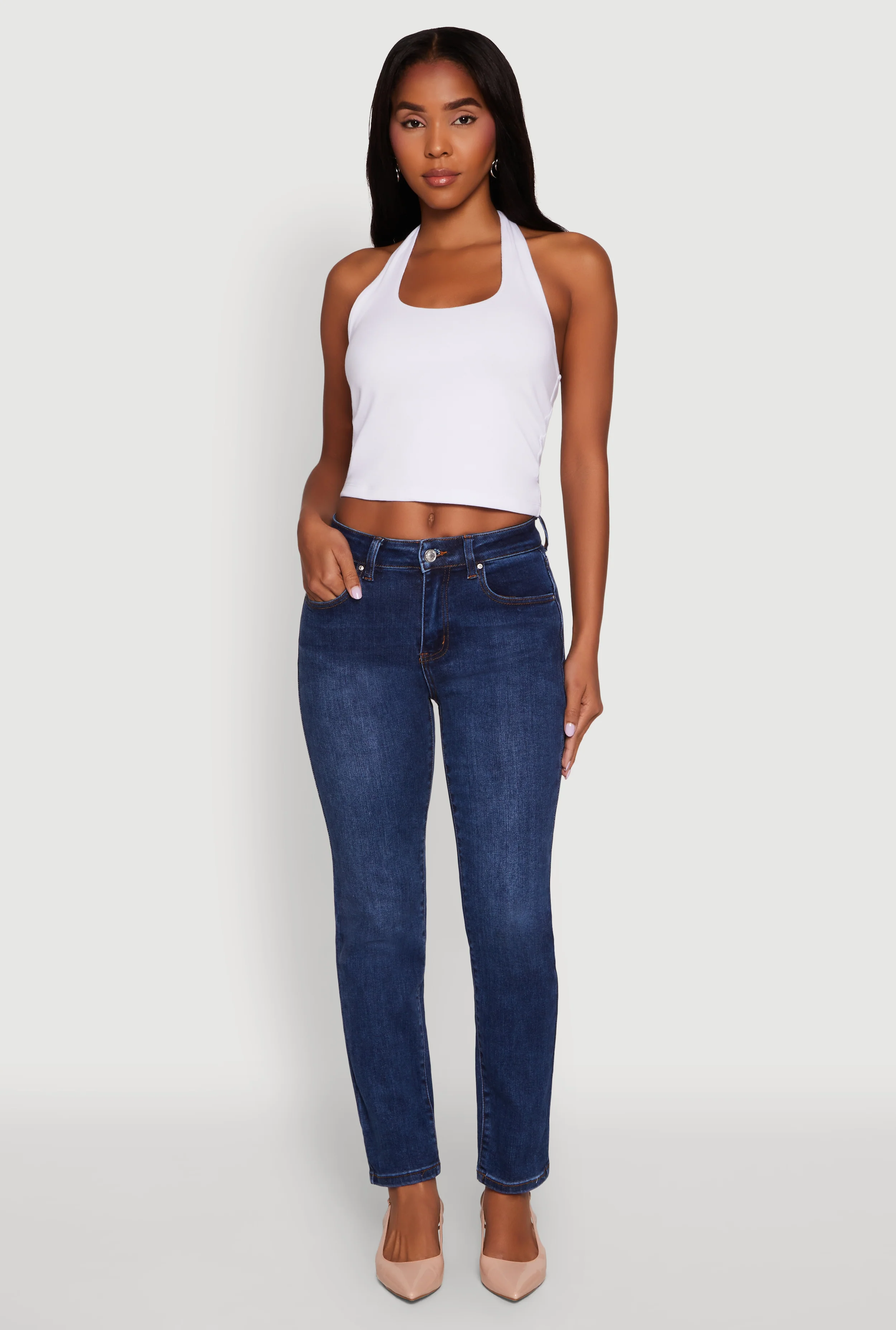 WAX Slim Straight Jeans