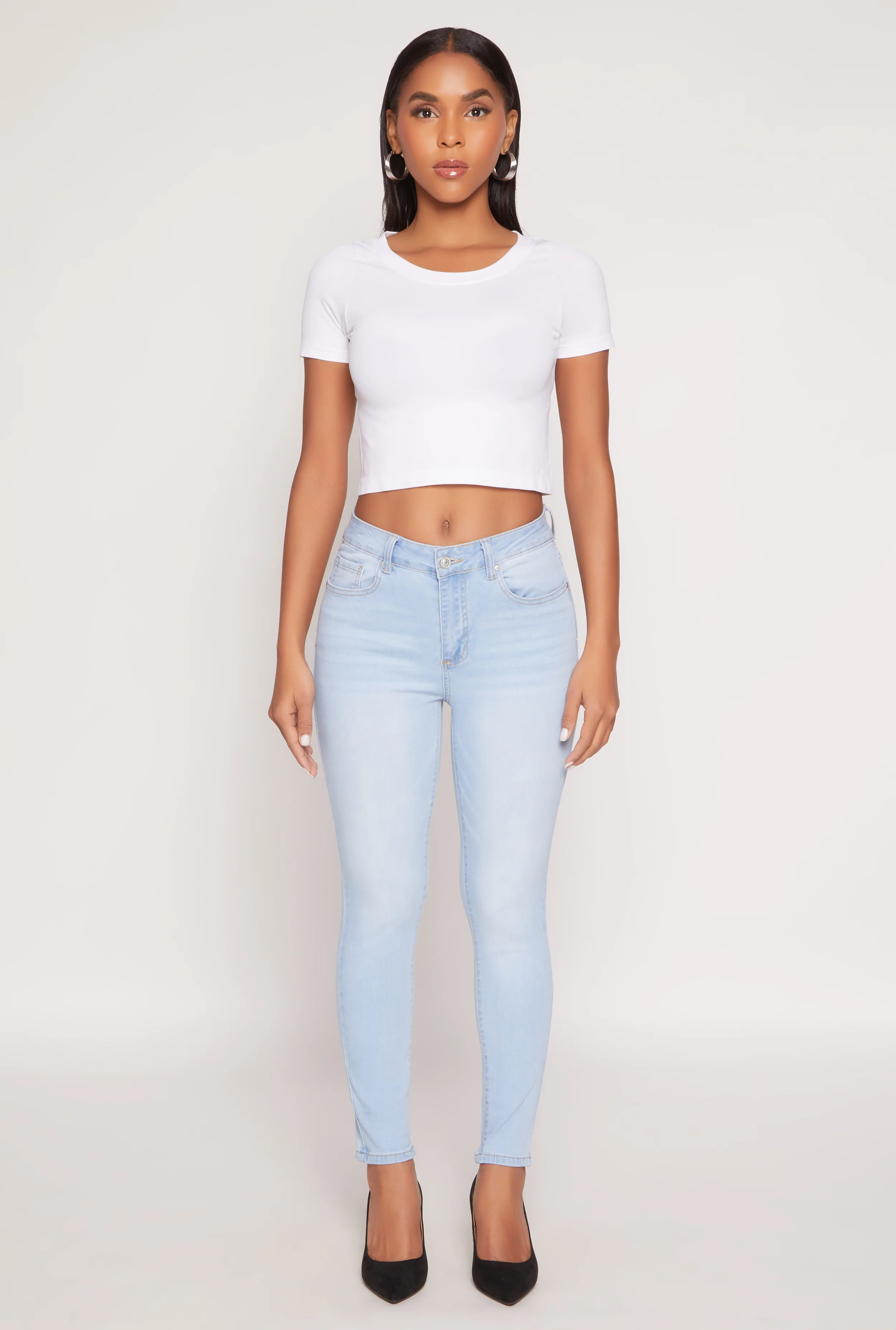 WAX Stretch High Waisted Skinny Jeans