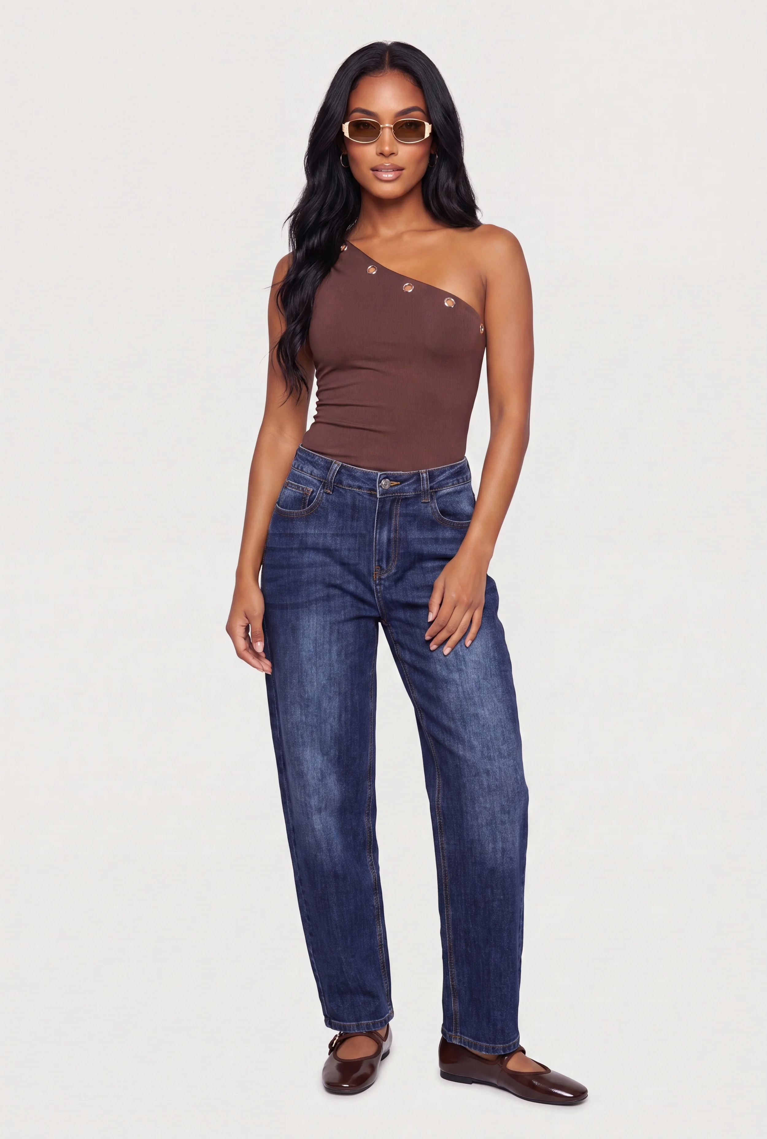 WAX Baggy Barrel Jeans