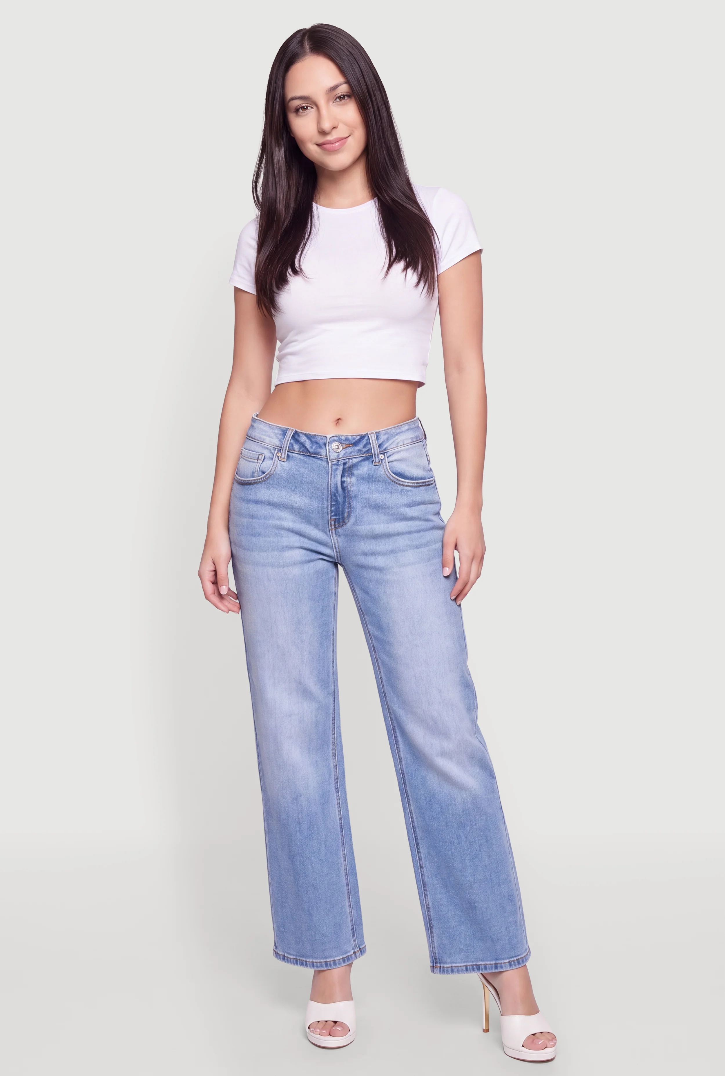 WAX Low Waist Baggy Jeans