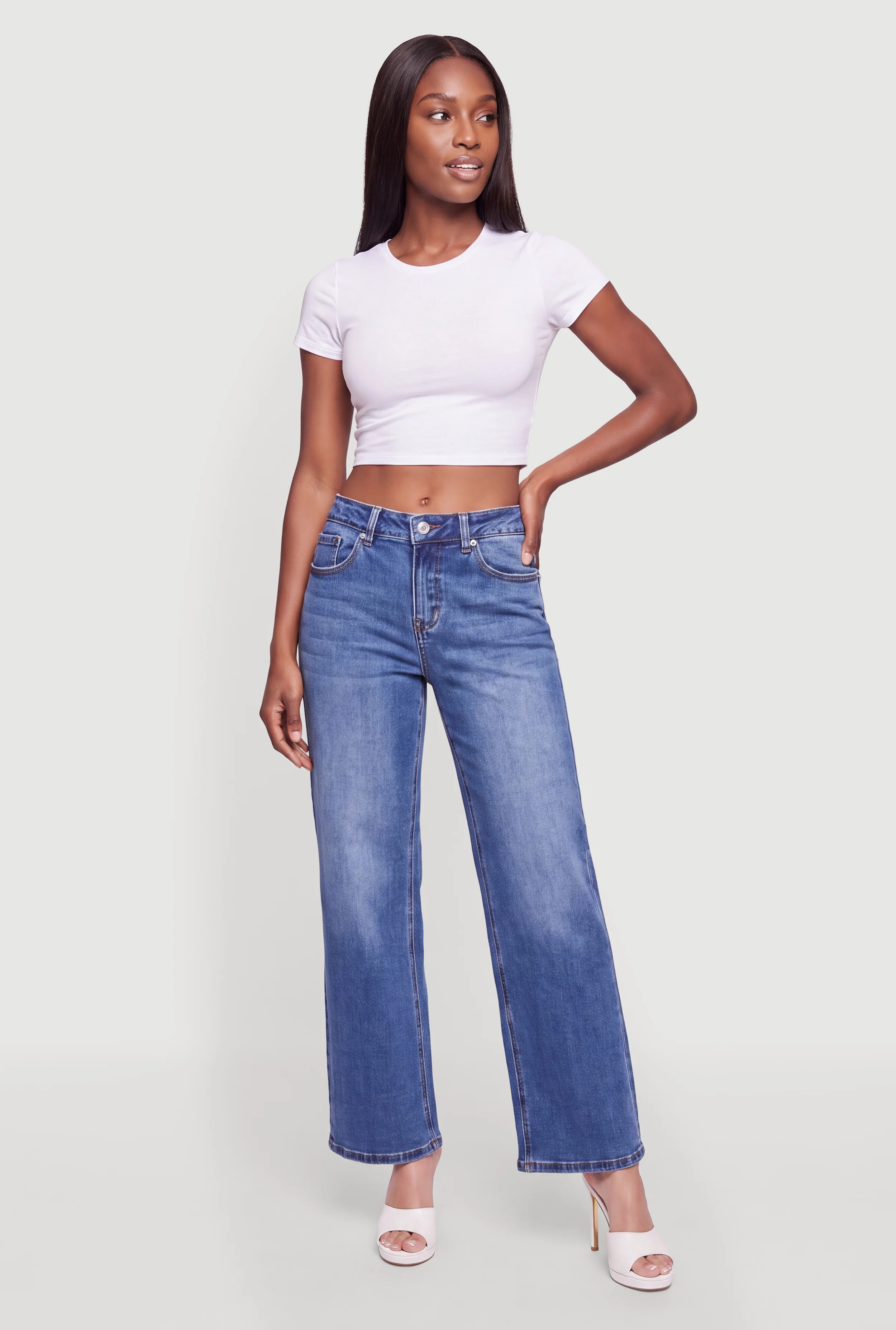 WAX Low Waist Baggy Jeans