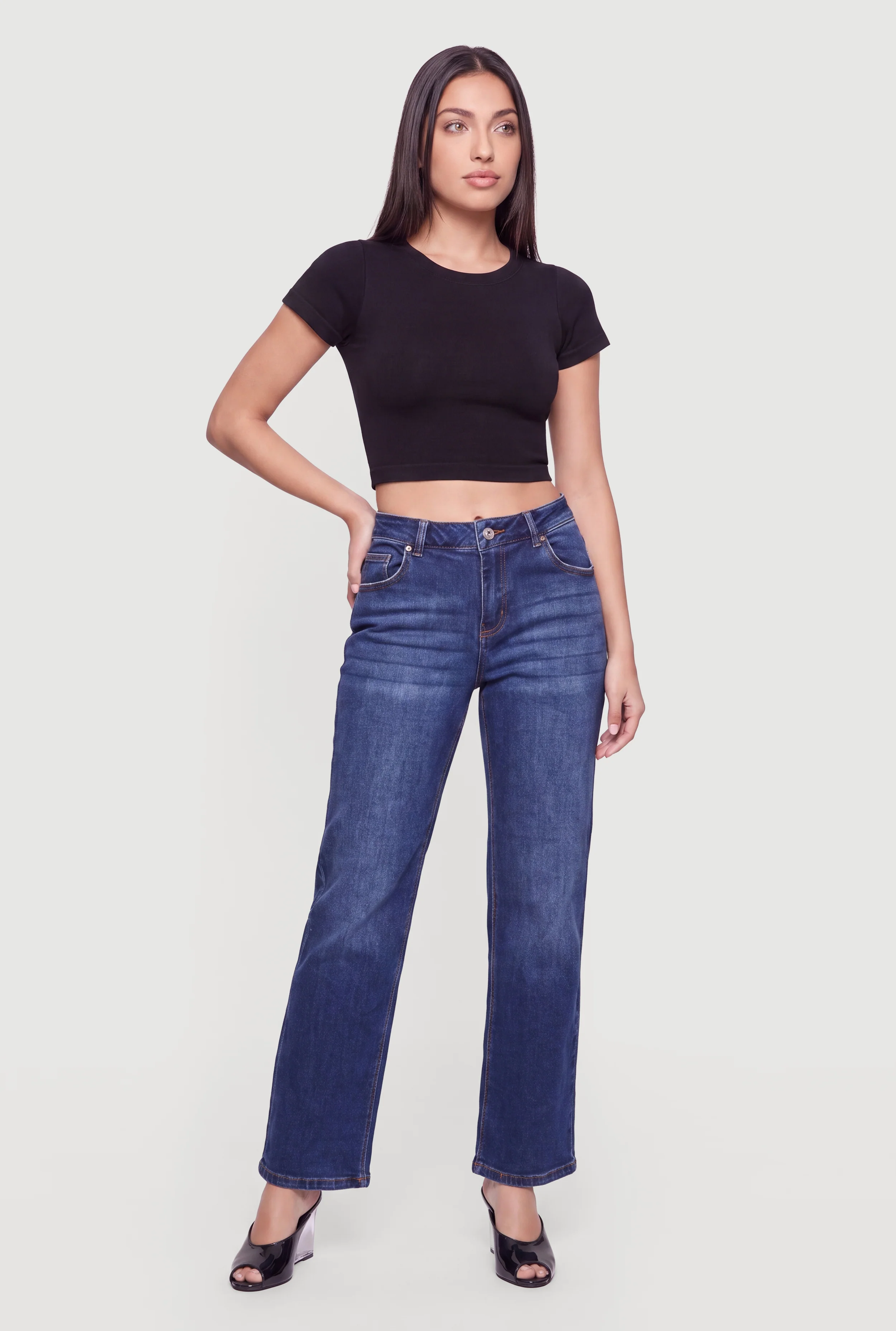 WAX Low Waist Baggy Jeans