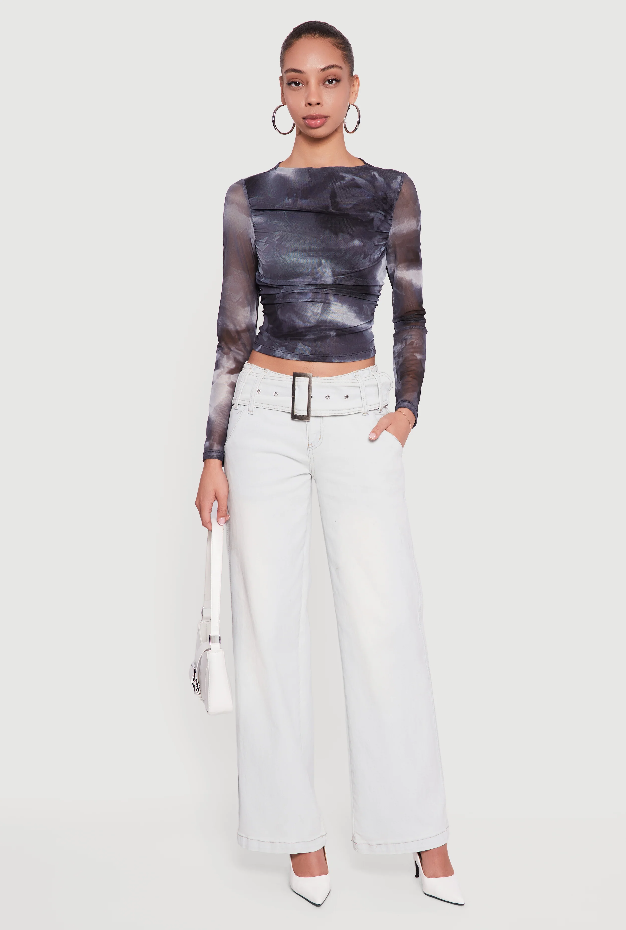 Almost Famous Belted Front Jeans