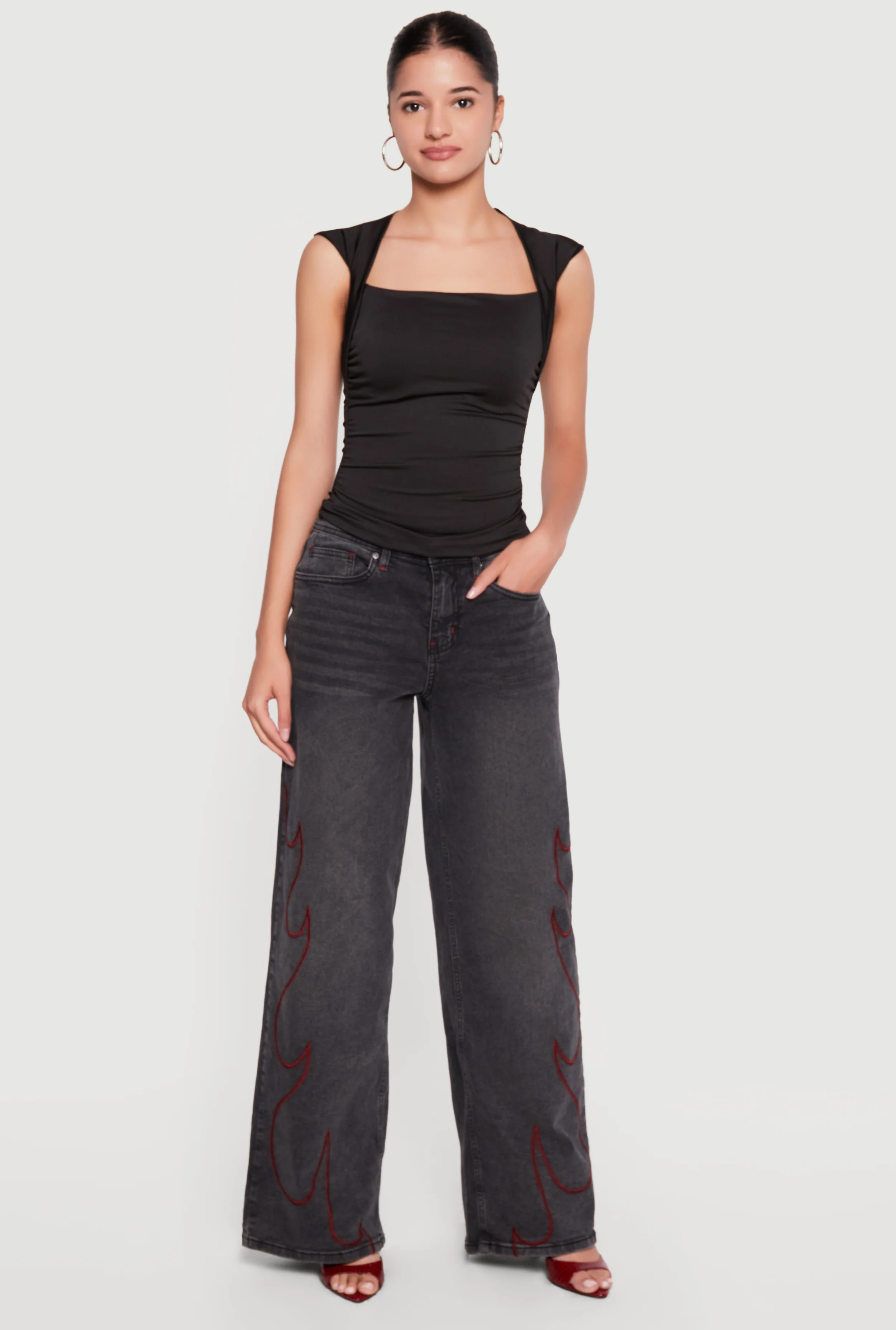 Fire Emblem Decorative Stitch Whiskered Jeans