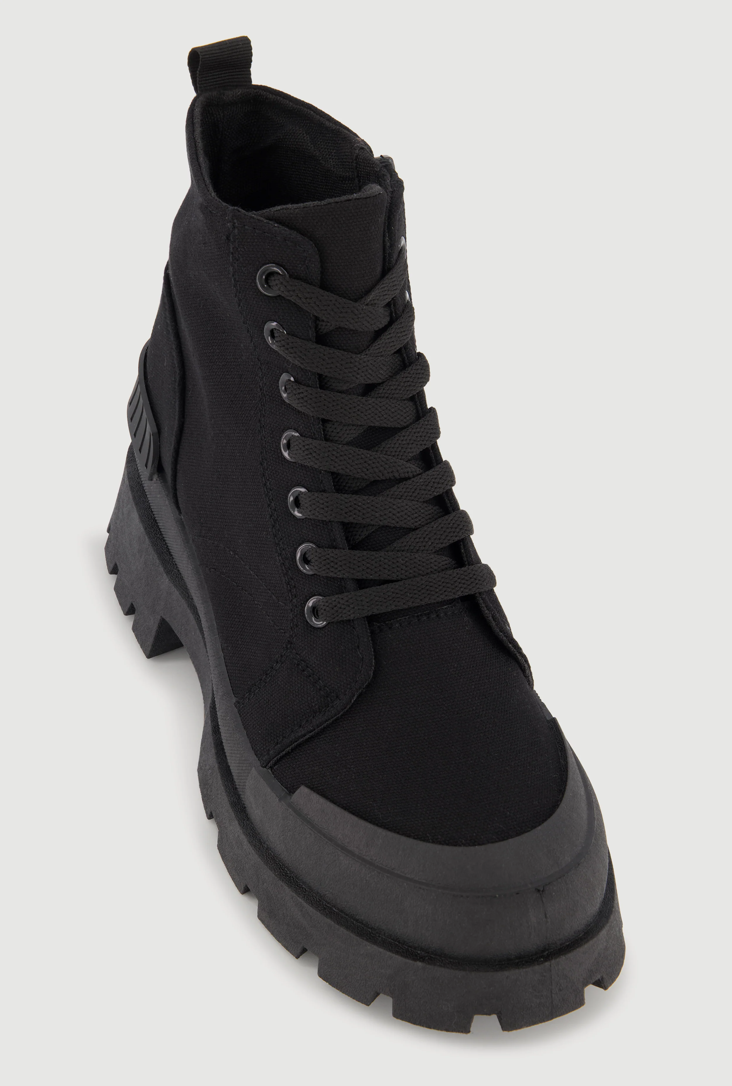 Lace Up Chunky Platform Combat Boots