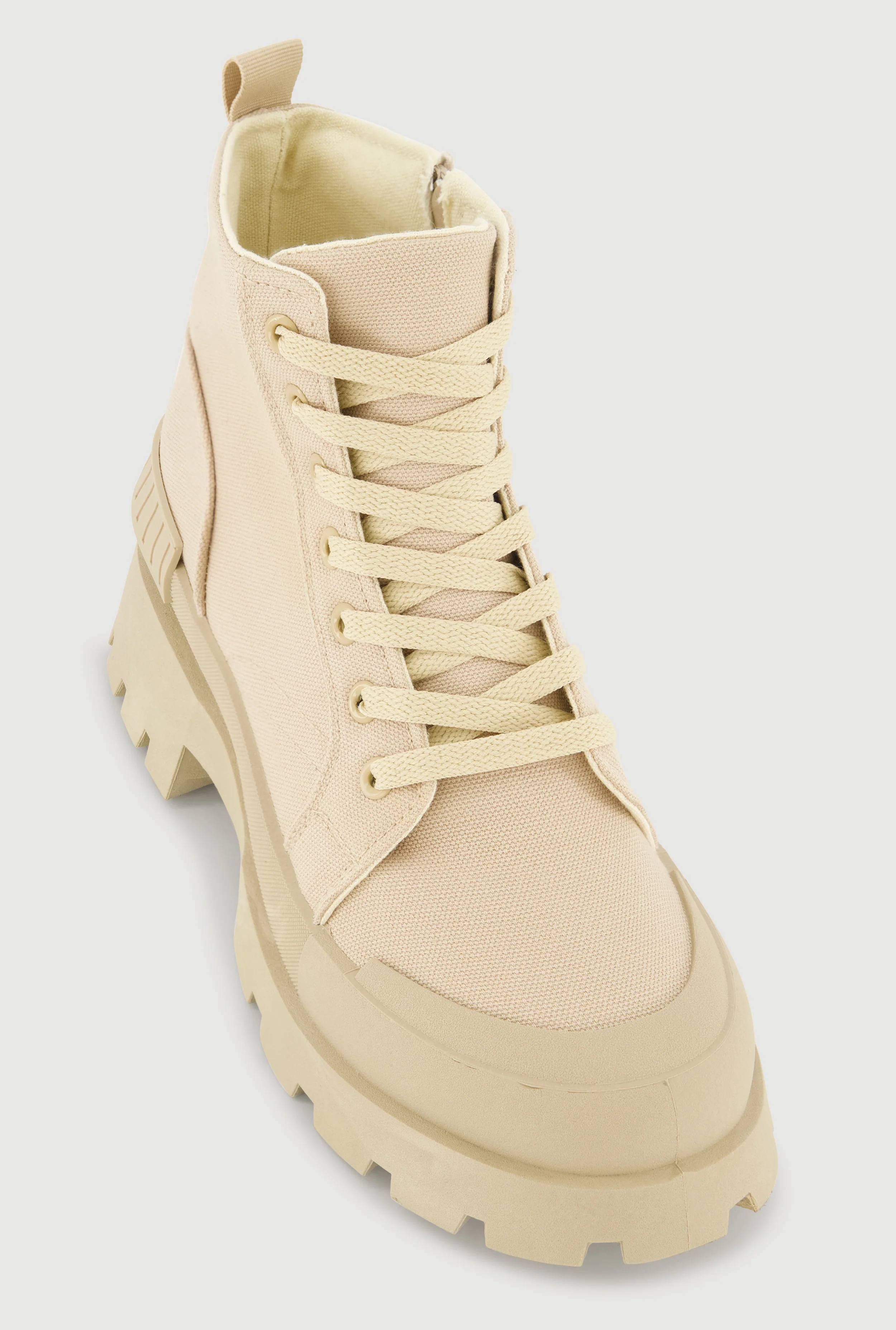 Lace Up Chunky Platform Combat Boots