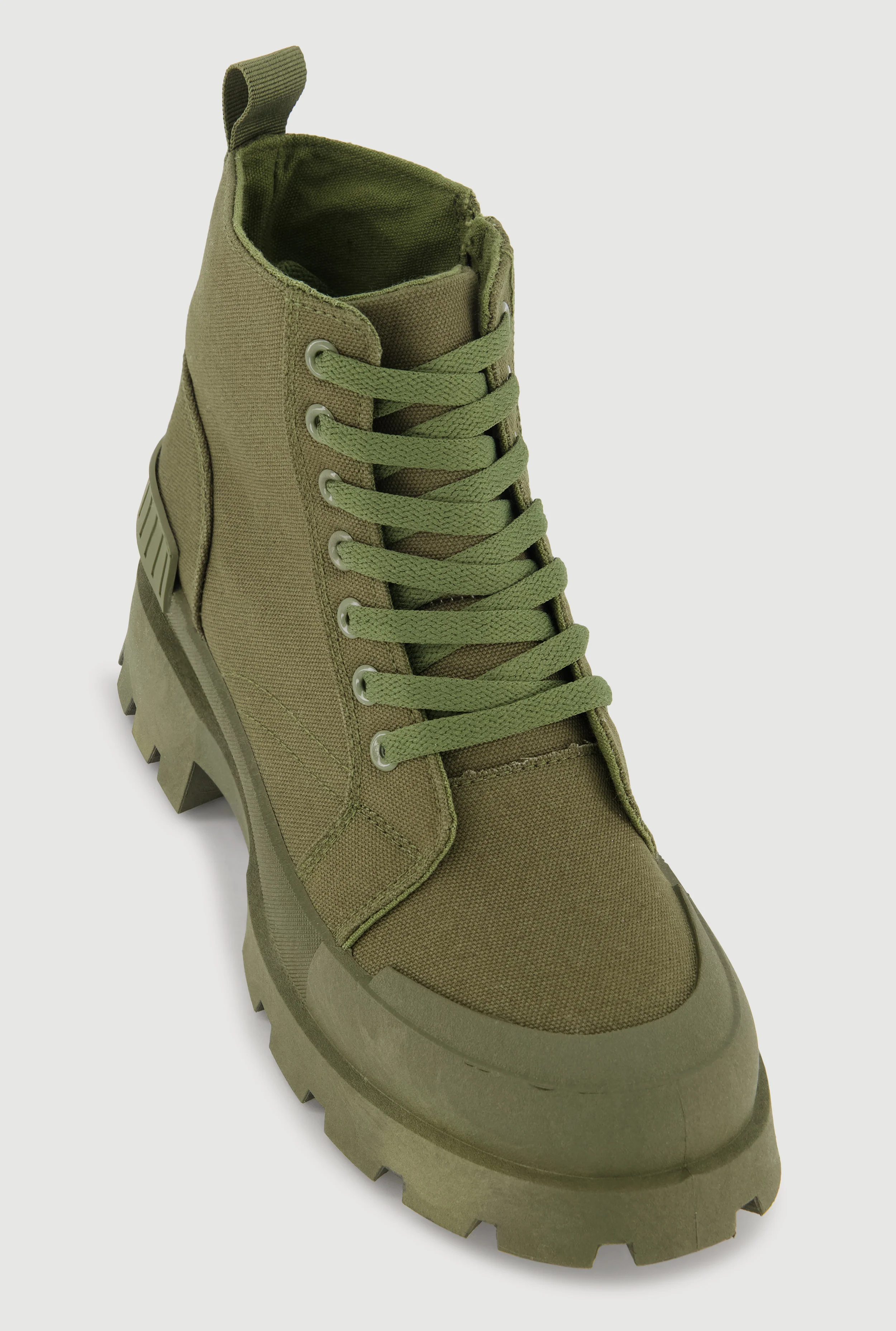 Lace Up Chunky Platform Combat Boots