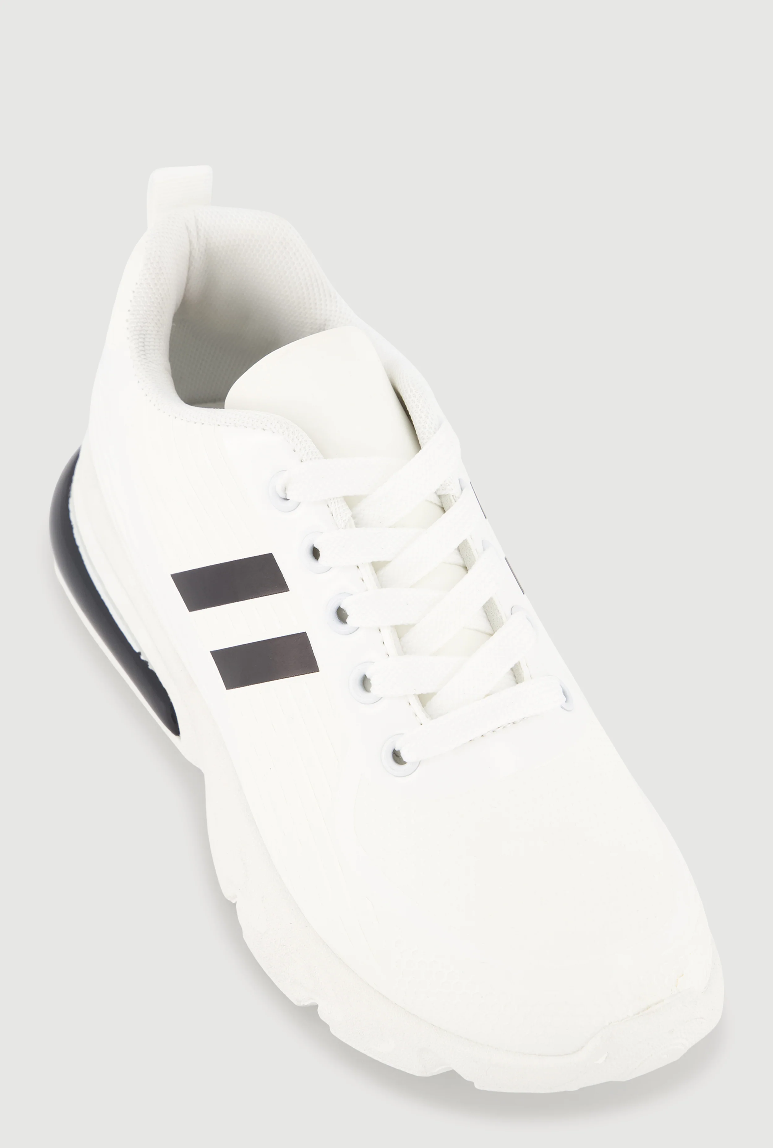 Stripe Detail Lace Up Athletic Sneakers