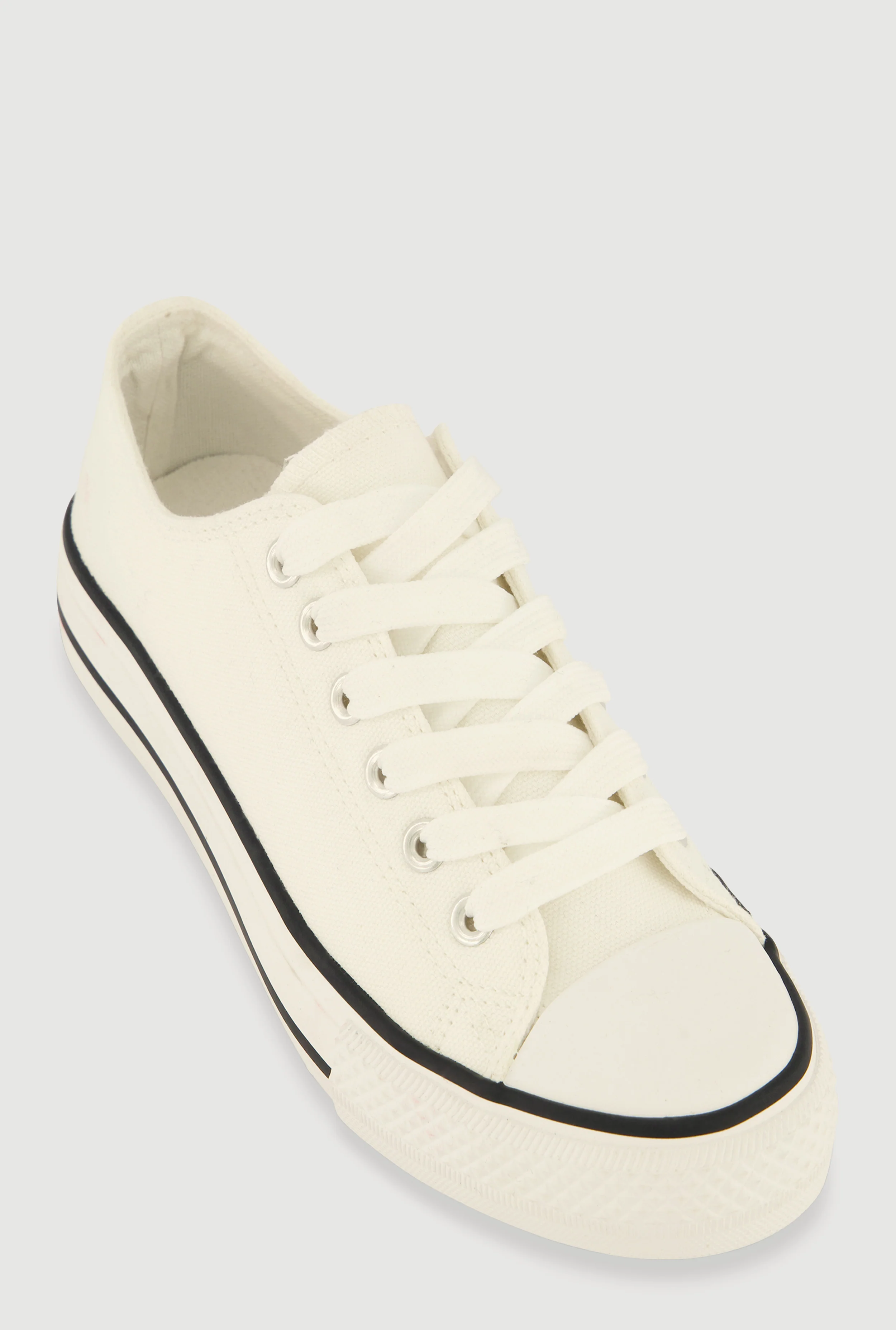 Cap Toe Low Top Sneakers