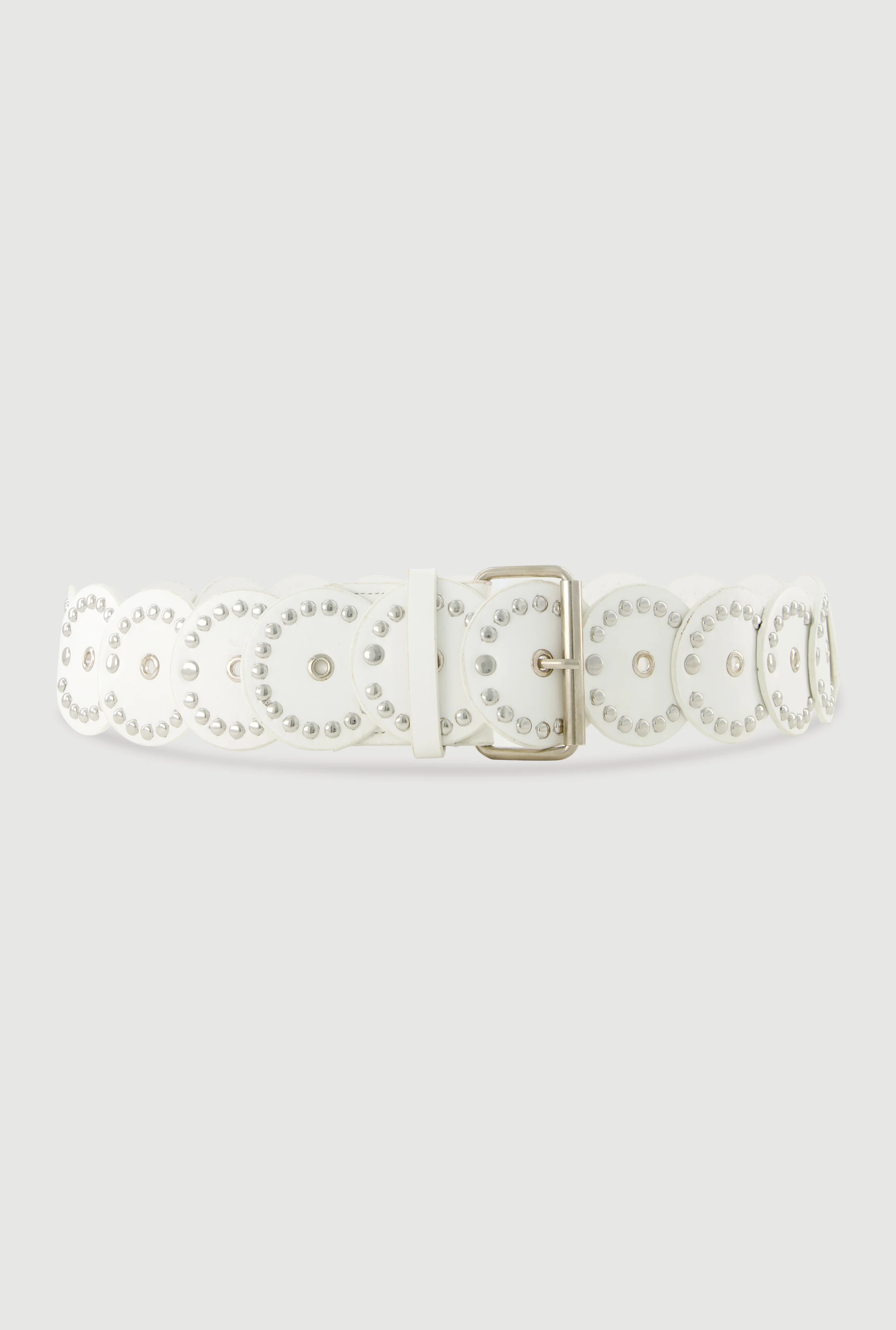 Roller Buckle Faux Leather Moroccan Belt