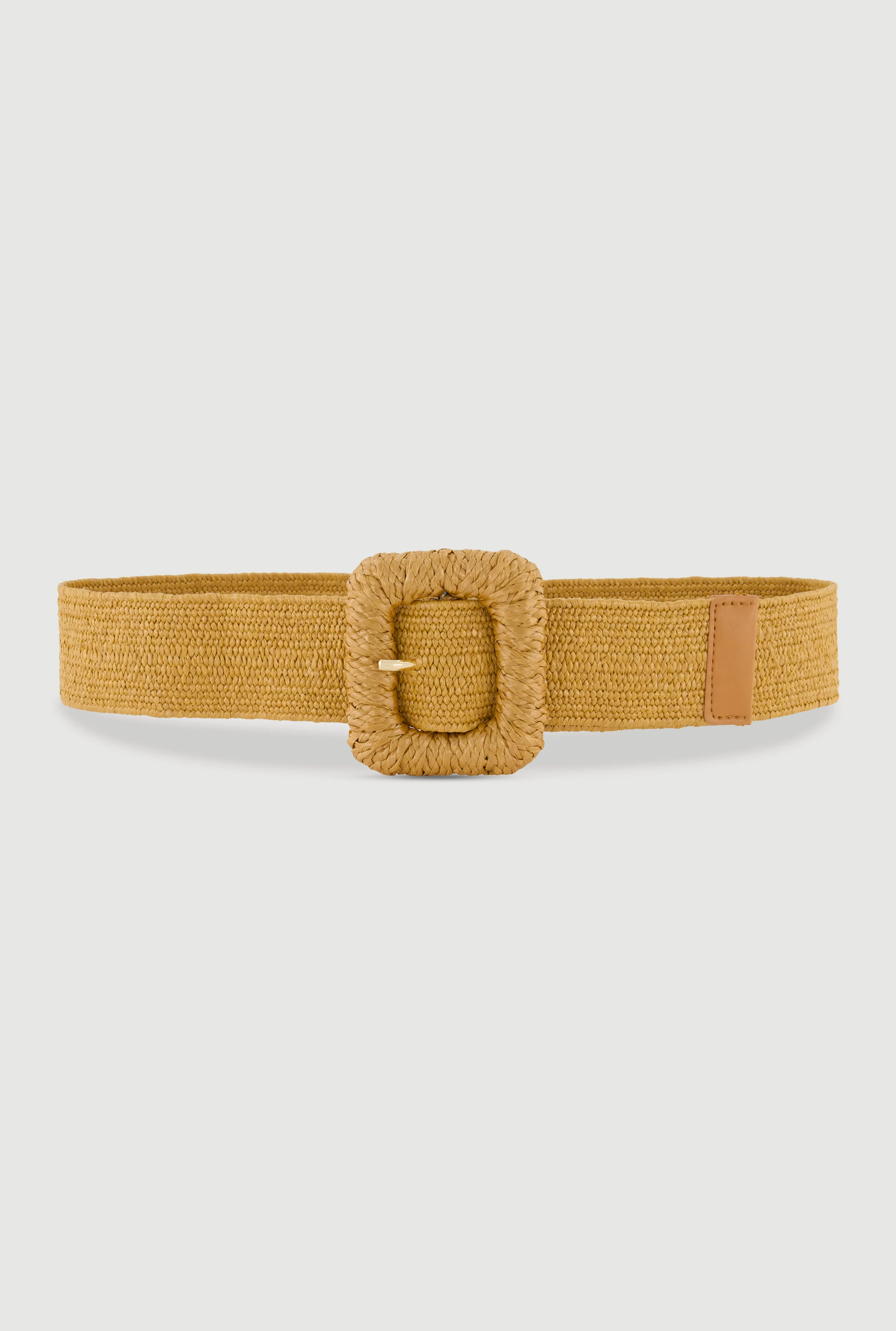 Square Buckle Stretch Waist Belt
