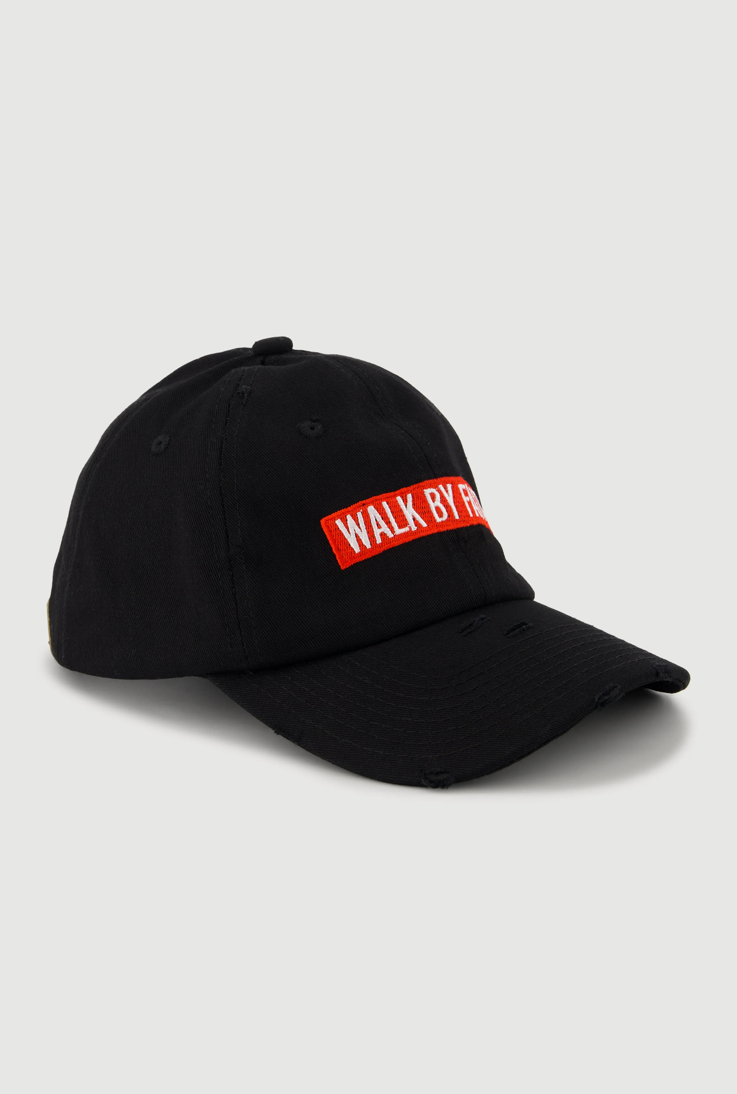 Distressed Walk By Faith Baseball Cap