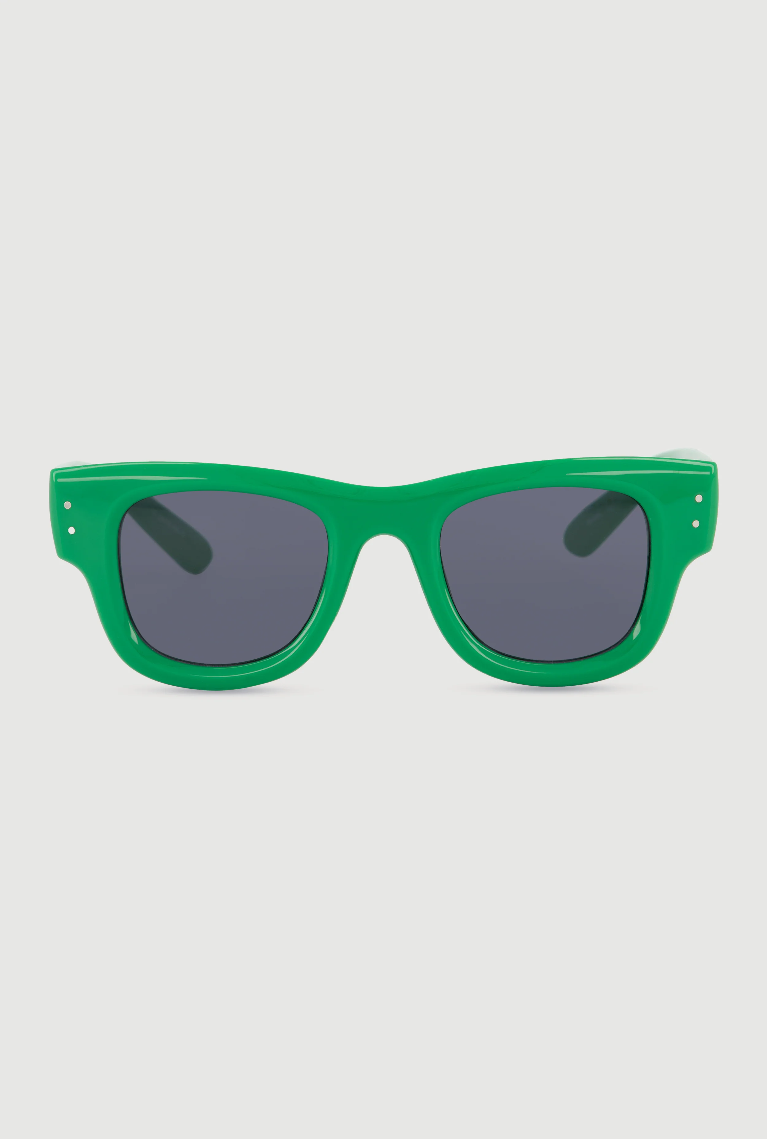 Chunky Solid Frame Sunglasses